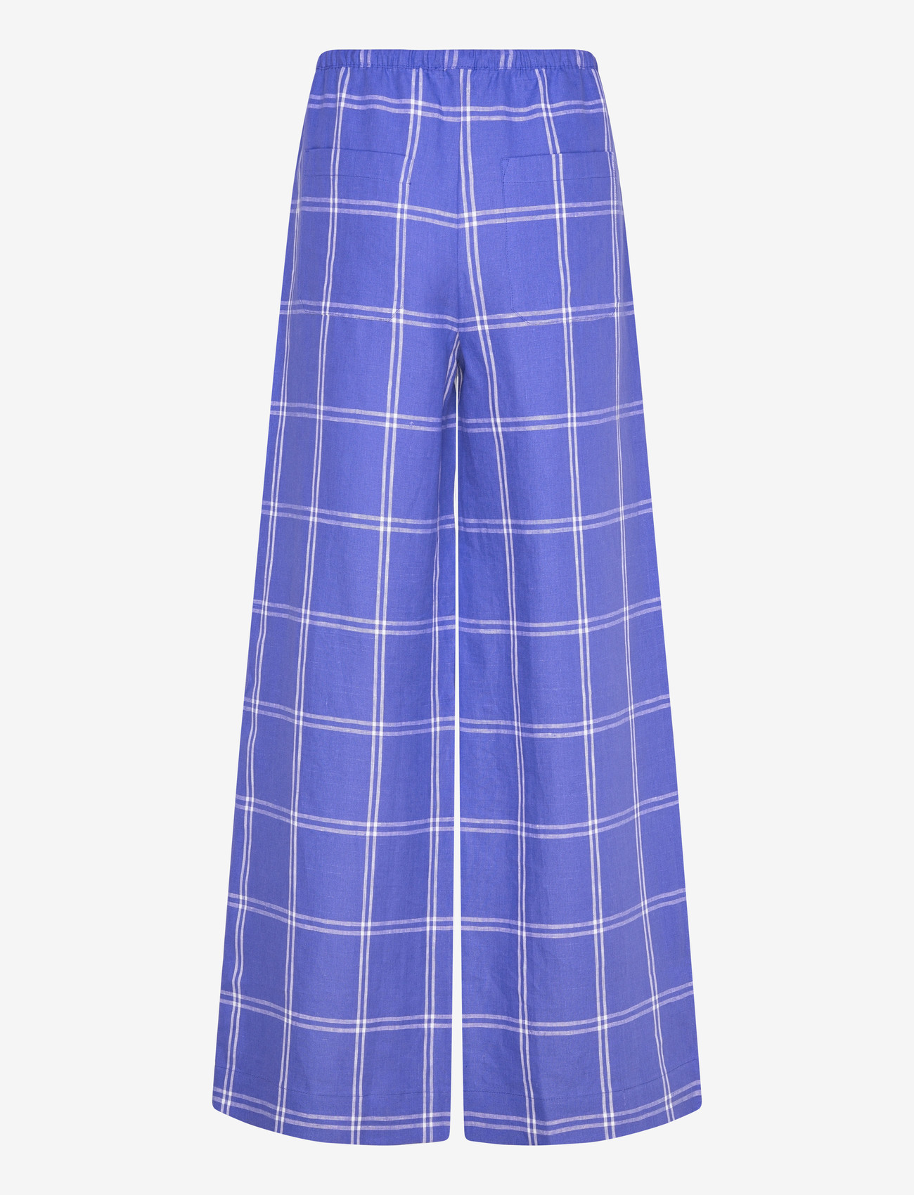 nué notes - Smithtown Pants - leinenhosen - 567 baja blue - 2