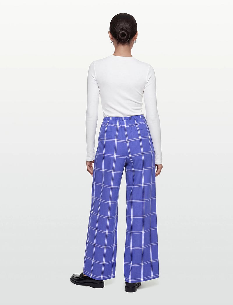 nué notes - Smithtown Pants - leinenhosen - 567 baja blue - 4