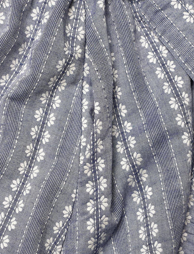 nué notes - Clayton Skirt - midiseelikud - 923 chambray stripe - 2