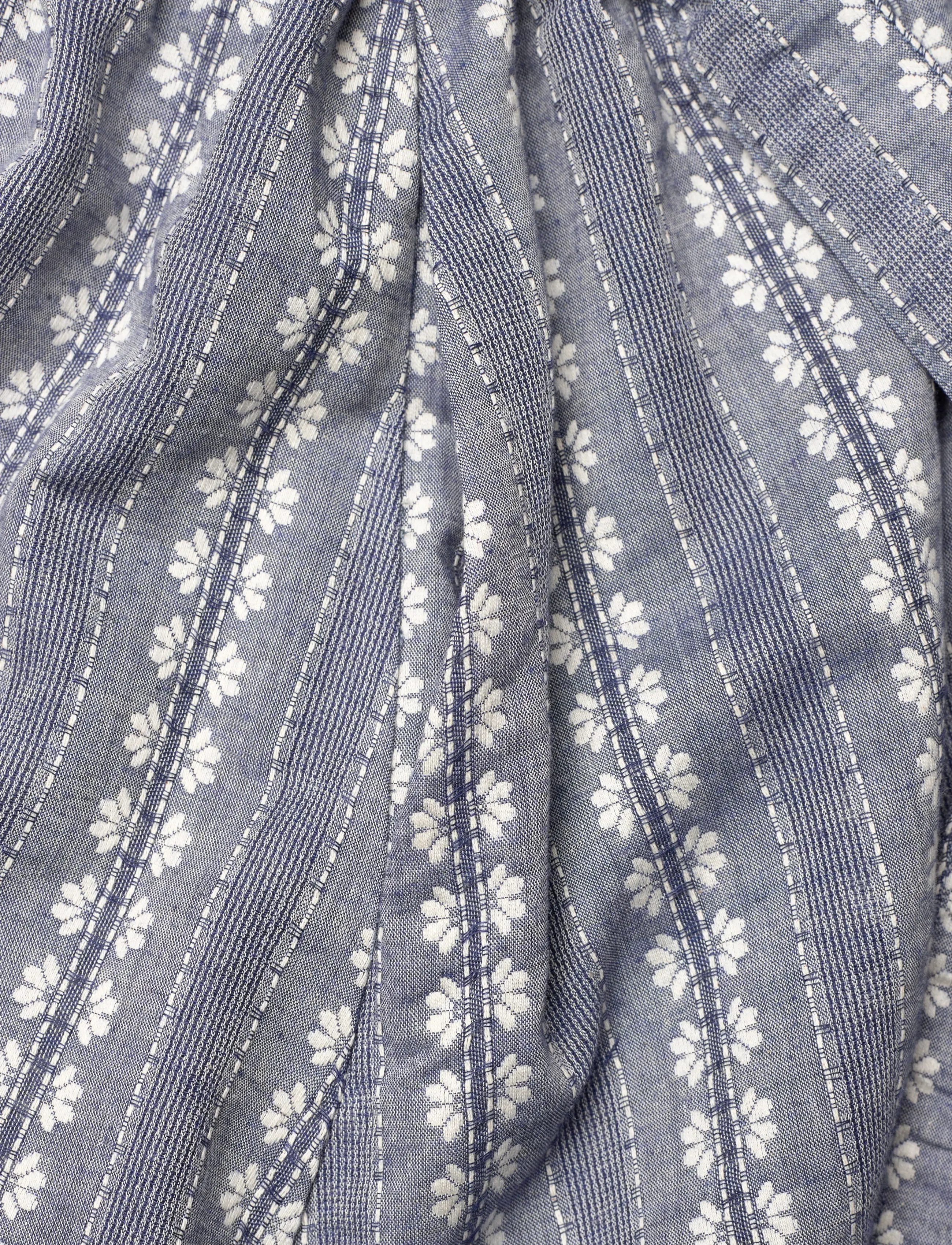 nué notes - Clayton Skirt - vidutinio ilgio sijonai - 923 chambray stripe - 5