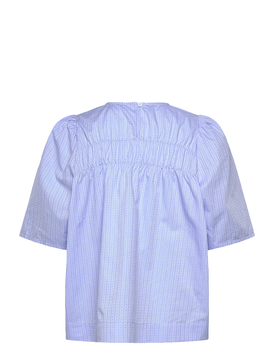 nué notes - Arezzo Blouse - lühikeste varrukatega pluusid - 976 damask dawn - 2