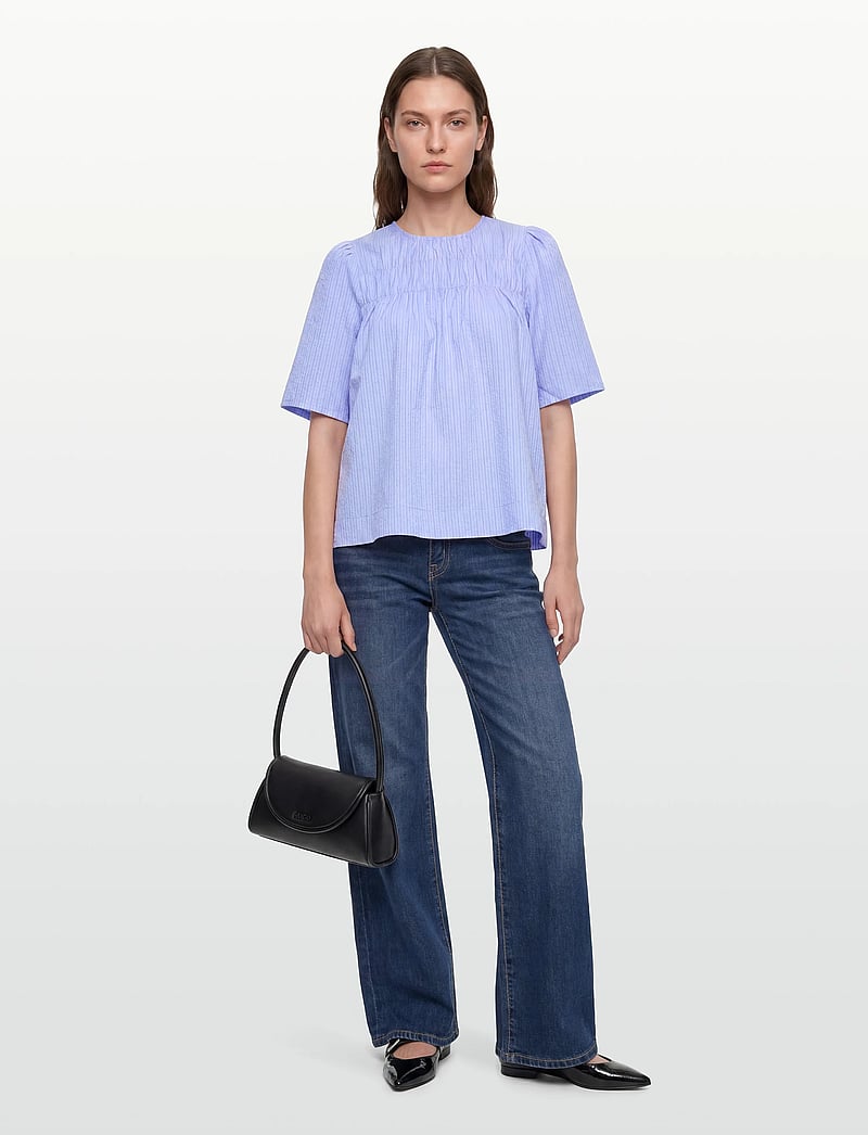 nué notes - Arezzo Blouse - kortærmede bluser - 976 damask dawn - 0