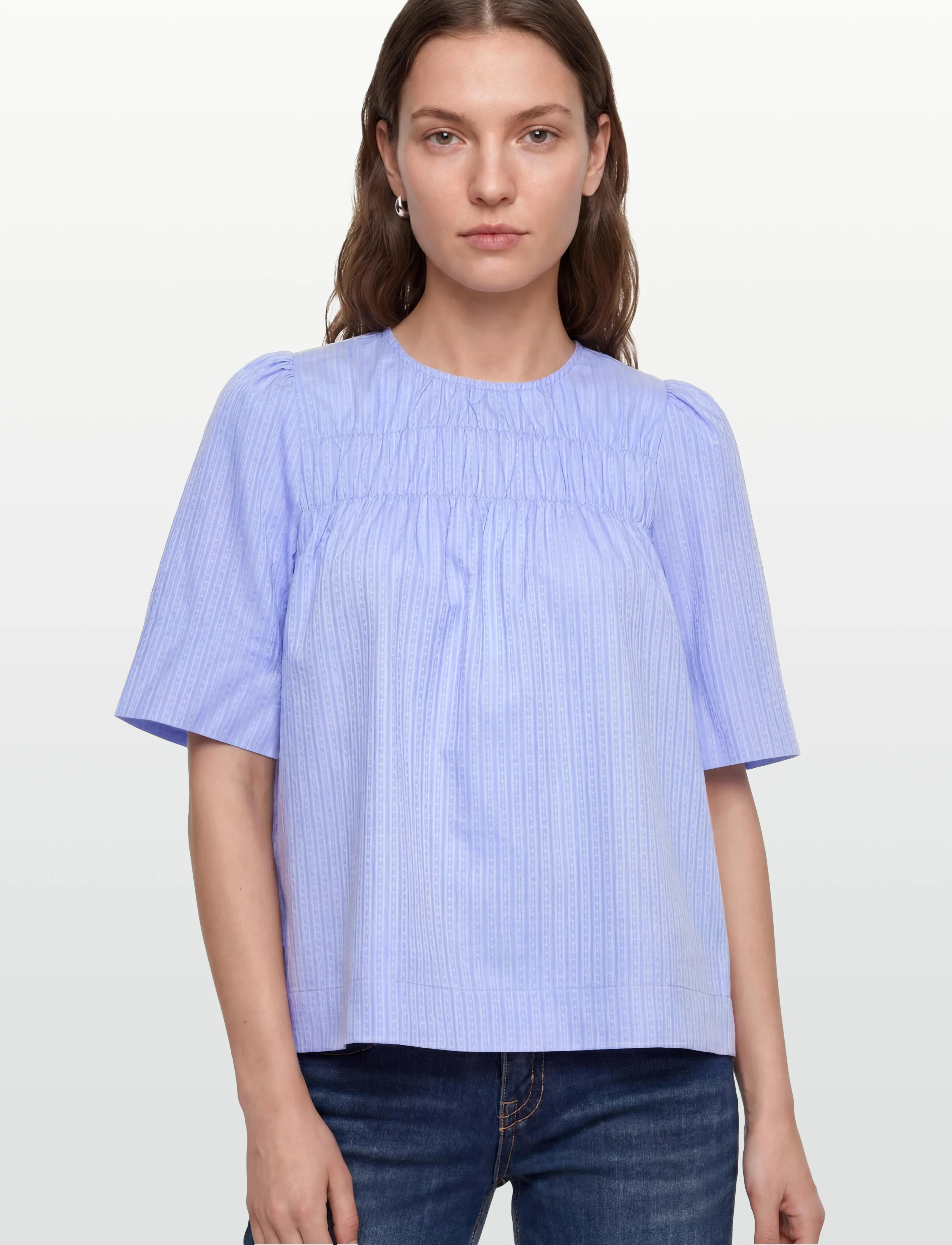 nué notes - Arezzo Blouse - lühikeste varrukatega pluusid - 976 damask dawn - 3