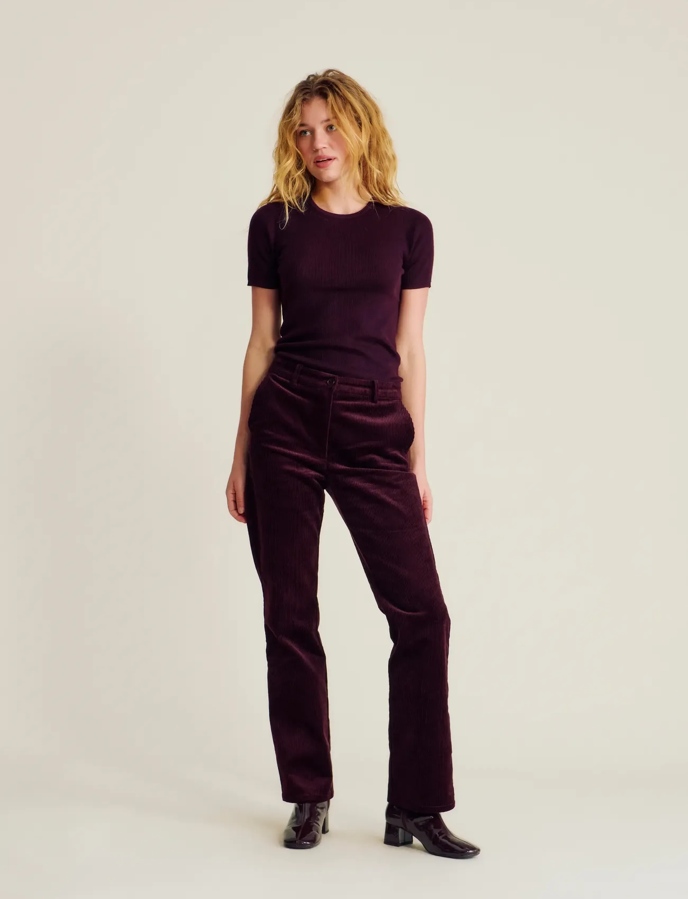 nué notes Robert Pants - Kläder - 709 FIG / burgundy