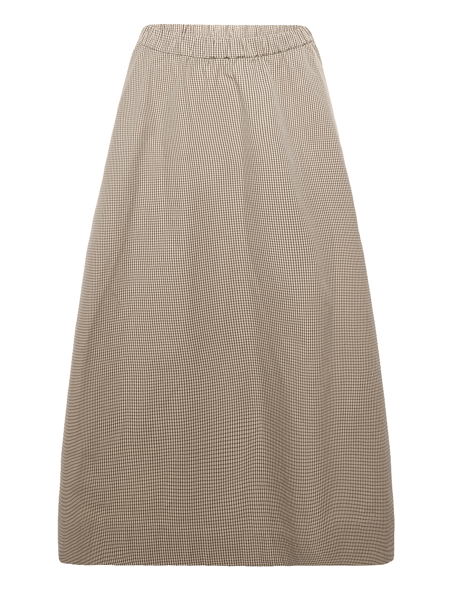 nué notes - Smith Skirt - midi-röcke - 187 camel check - 1