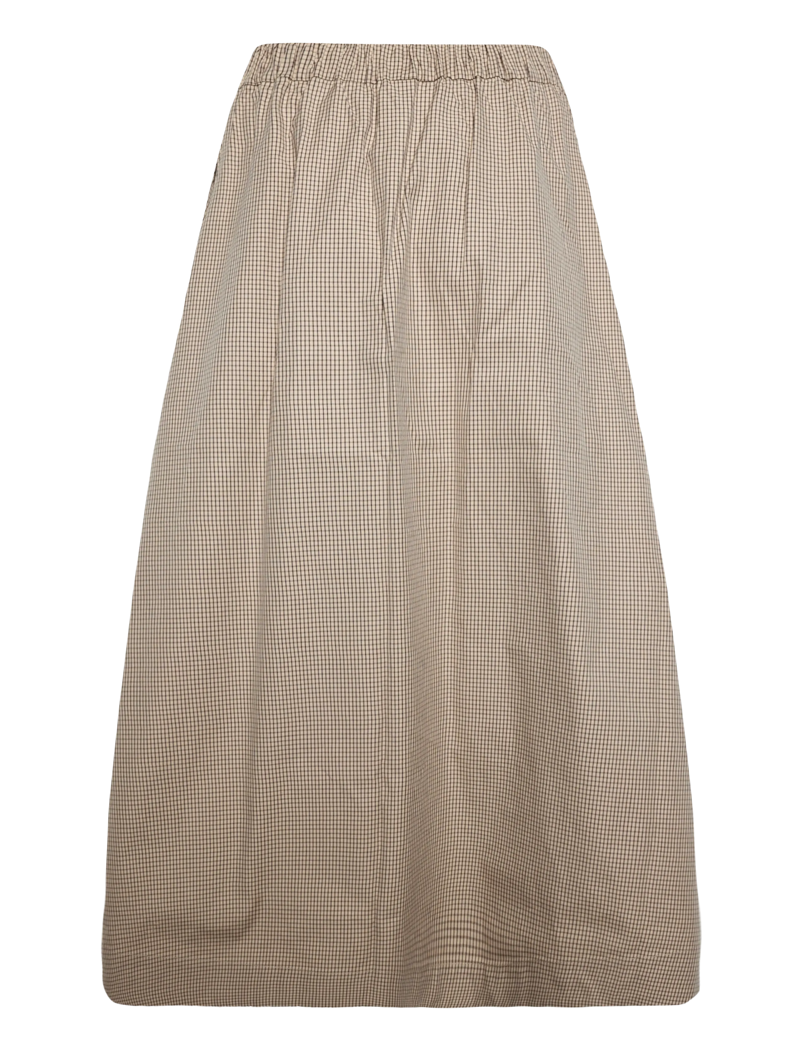 nué notes - Smith Skirt - midi-röcke - 187 camel check - 2