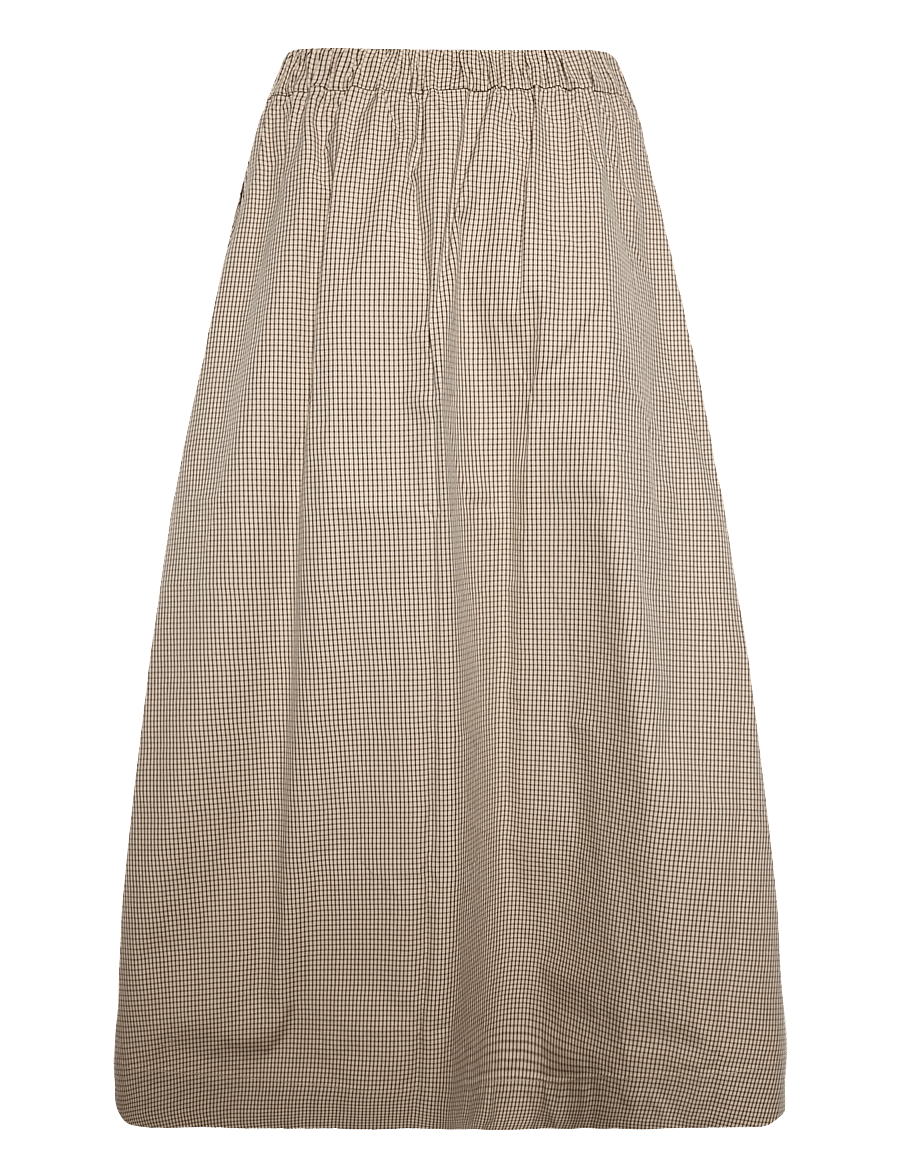 nué notes - Smith Skirt - midi-röcke - 187 camel check - 2