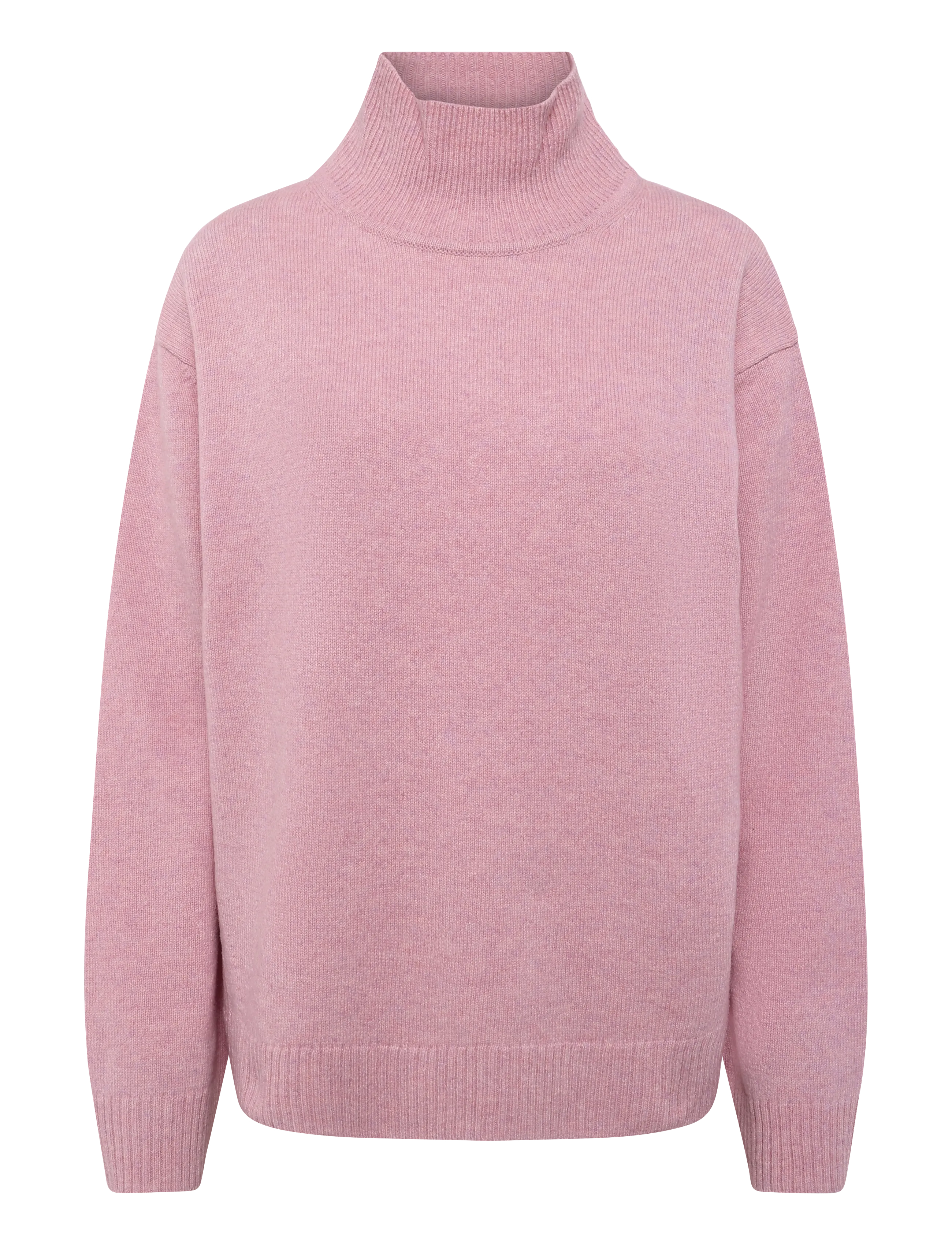 nué notes Jace Turtleneck, Kvinder, Turtleneck Sweater, Lyserød, Str: L