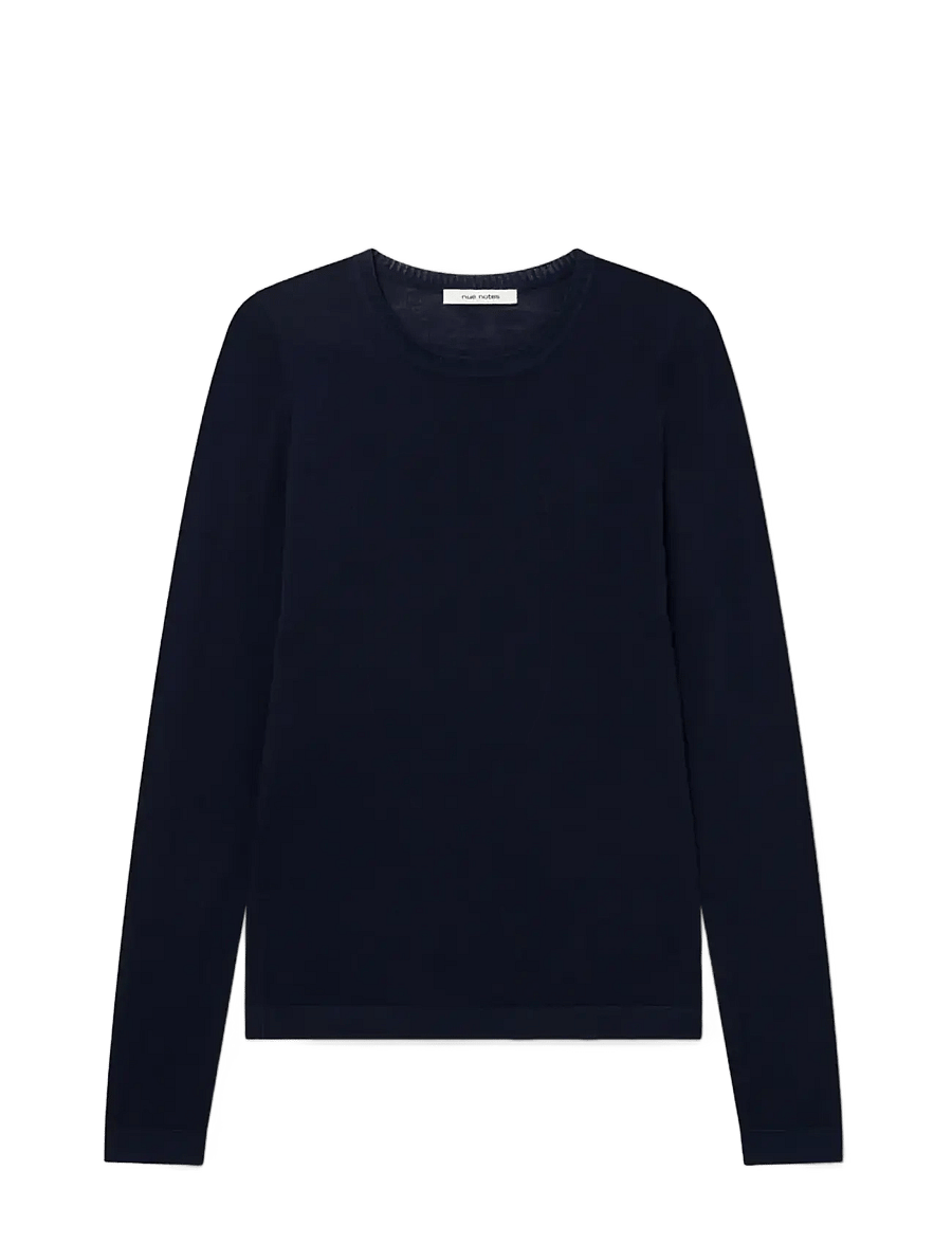 nué notes - Davis Crewneck - pullover - 499 navy - 1