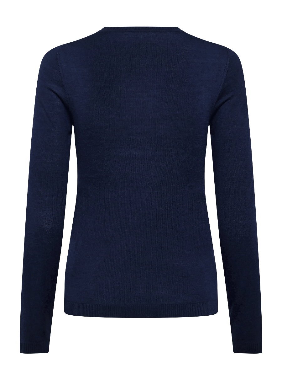 nué notes - Davis Crewneck - pullover - 499 navy - 2