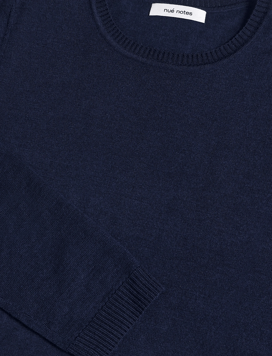 nué notes - Davis Crewneck - pullover - 499 navy - 3