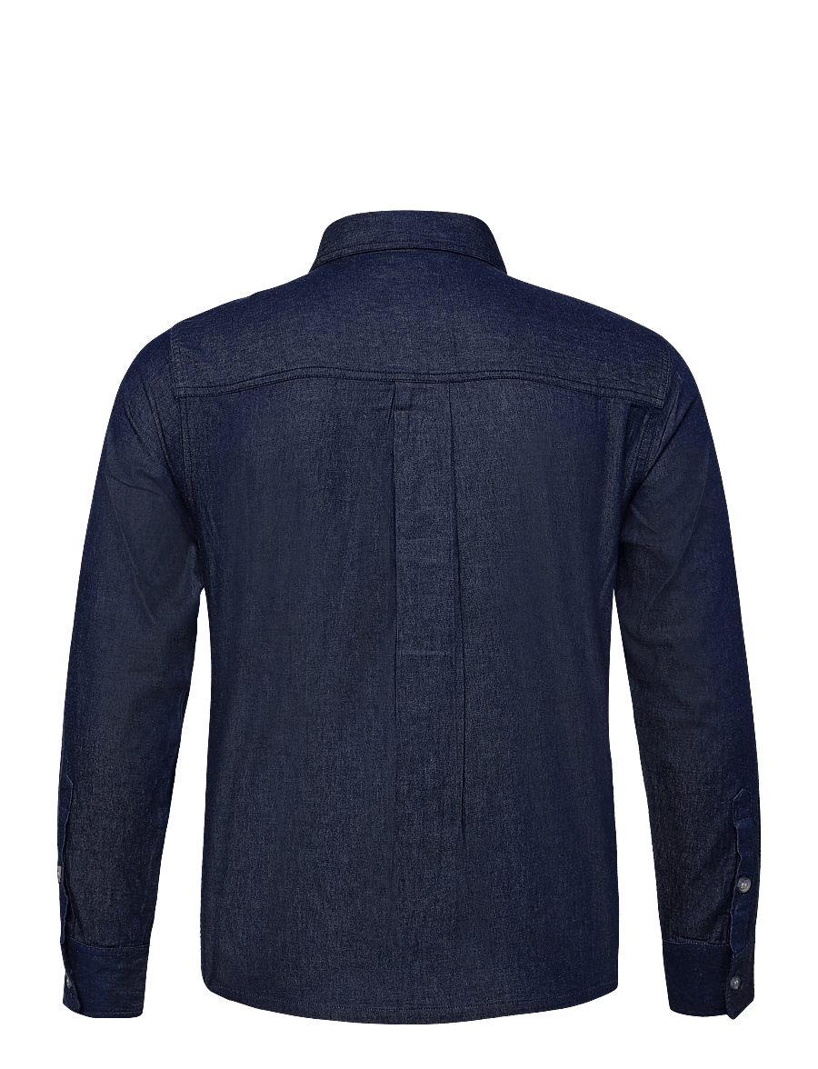 nué notes - Vinstra Shirt - jeanshemden - 563 desaturated denim - 2