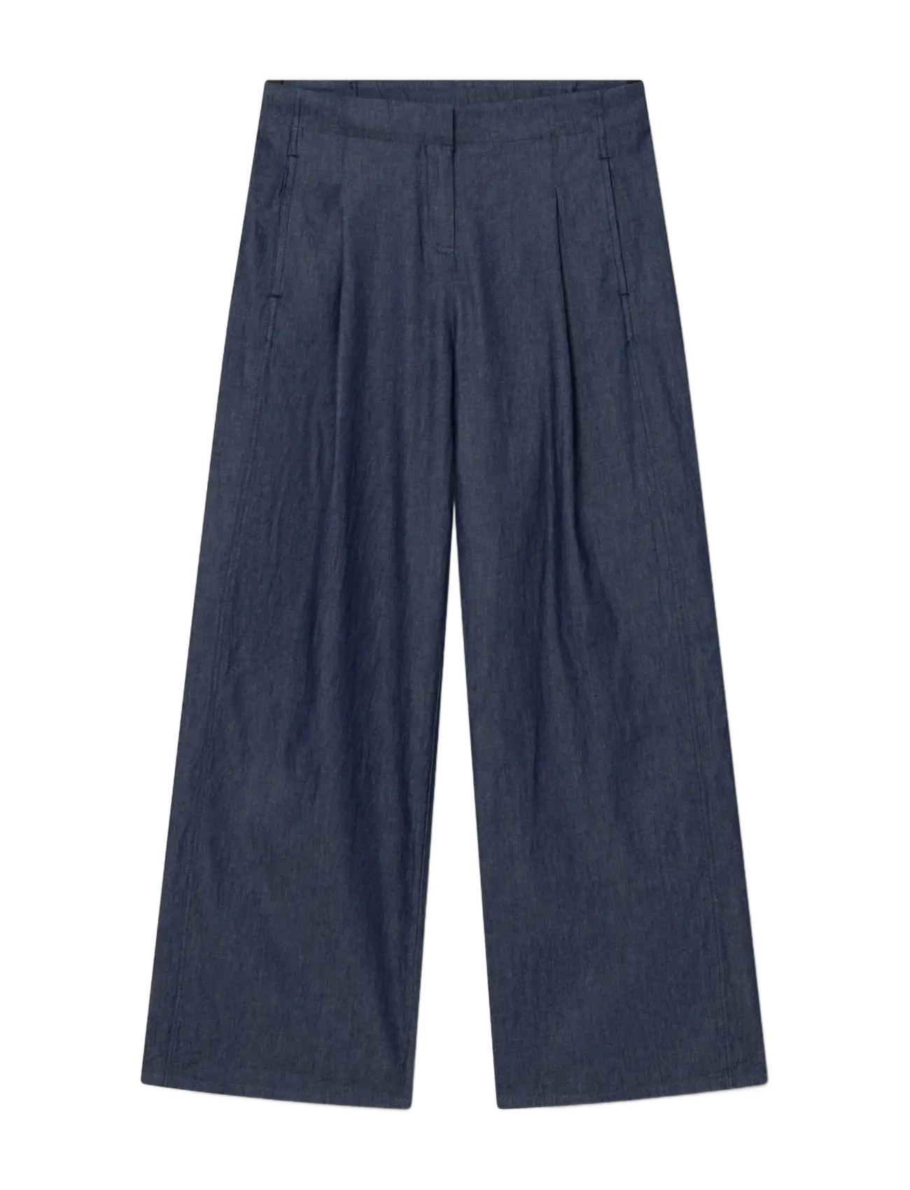 nué notes - Rauma Pants - bukser med brede ben - 563 desaturated denim - 1