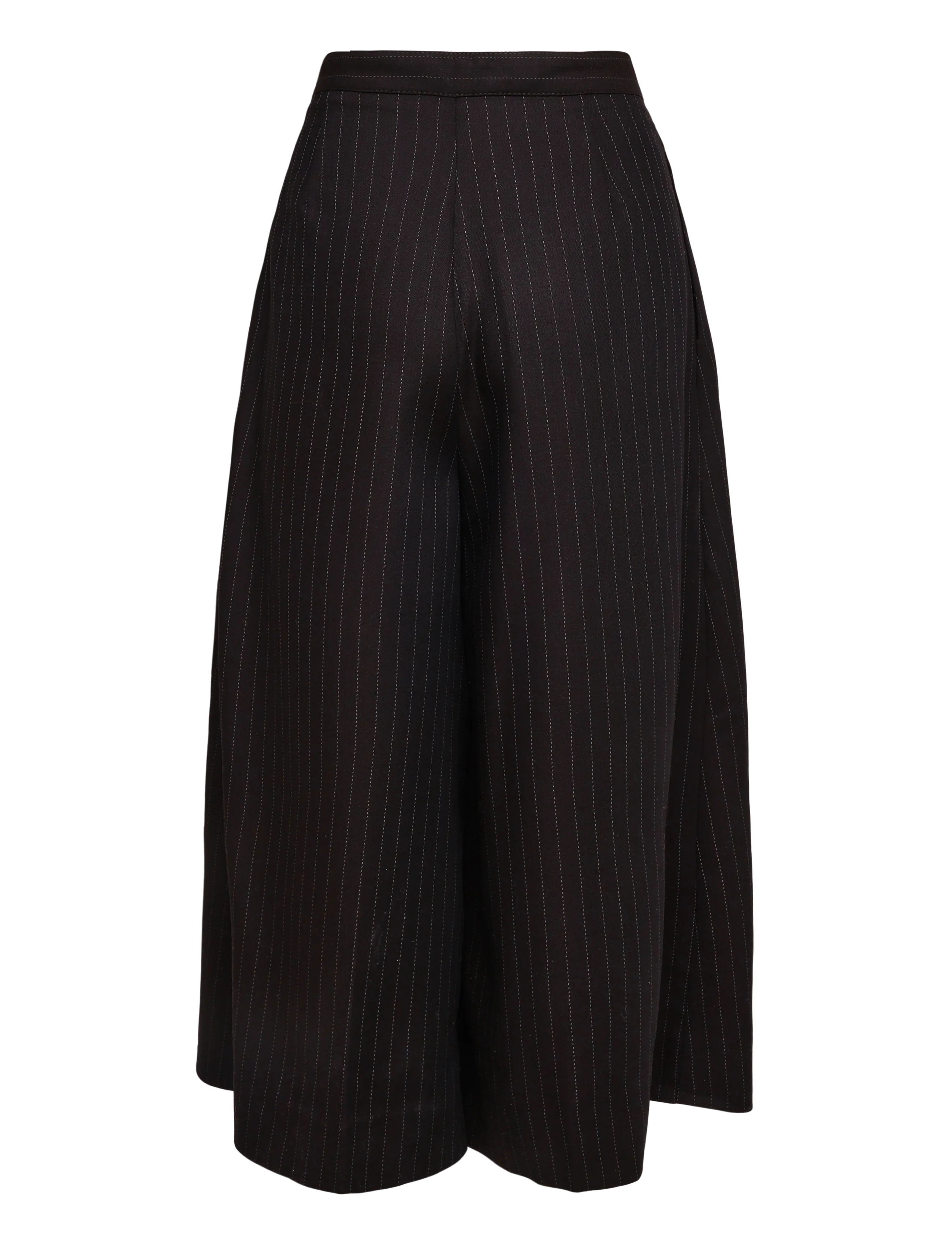 nué notes - Tornio Pants - culottes - 767 dark brown stripe - 1