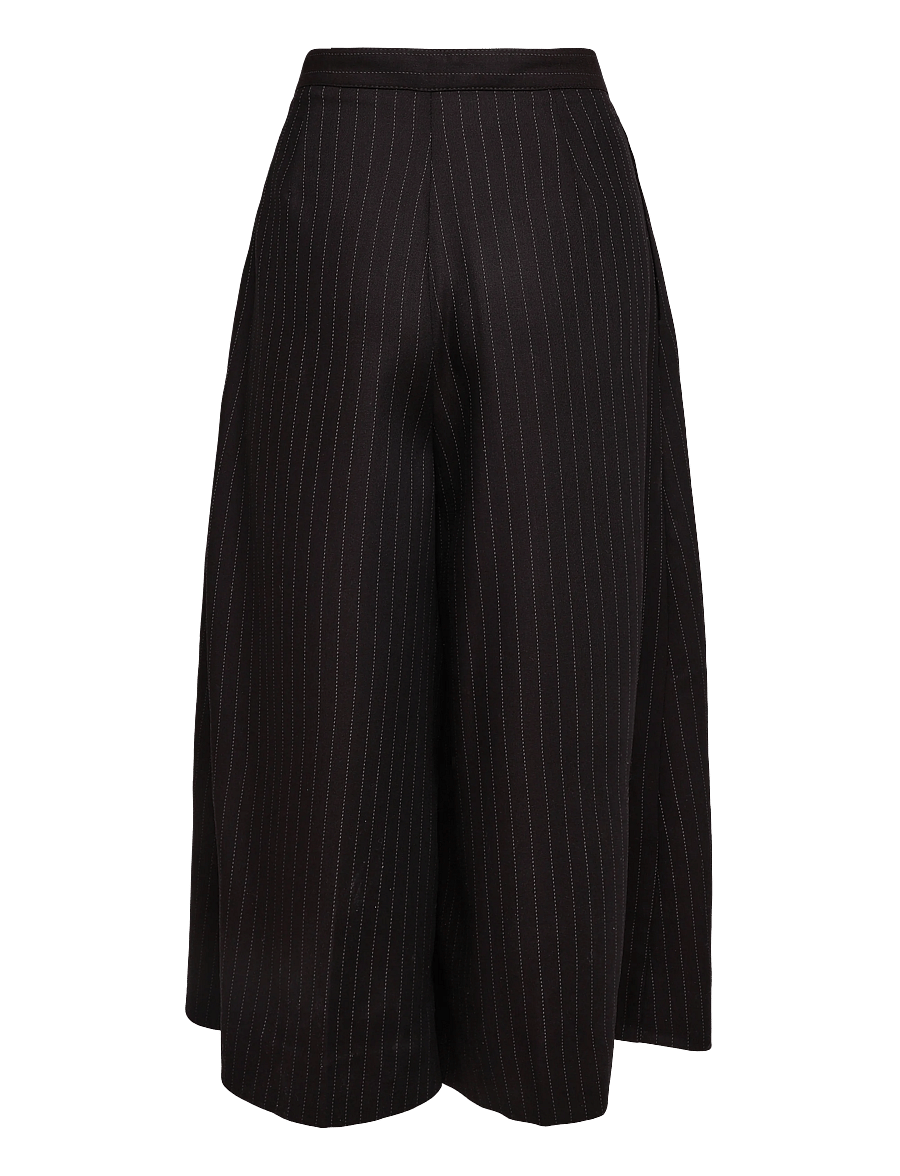 nué notes - Tornio Pants - culottes - 767 dark brown stripe - 1