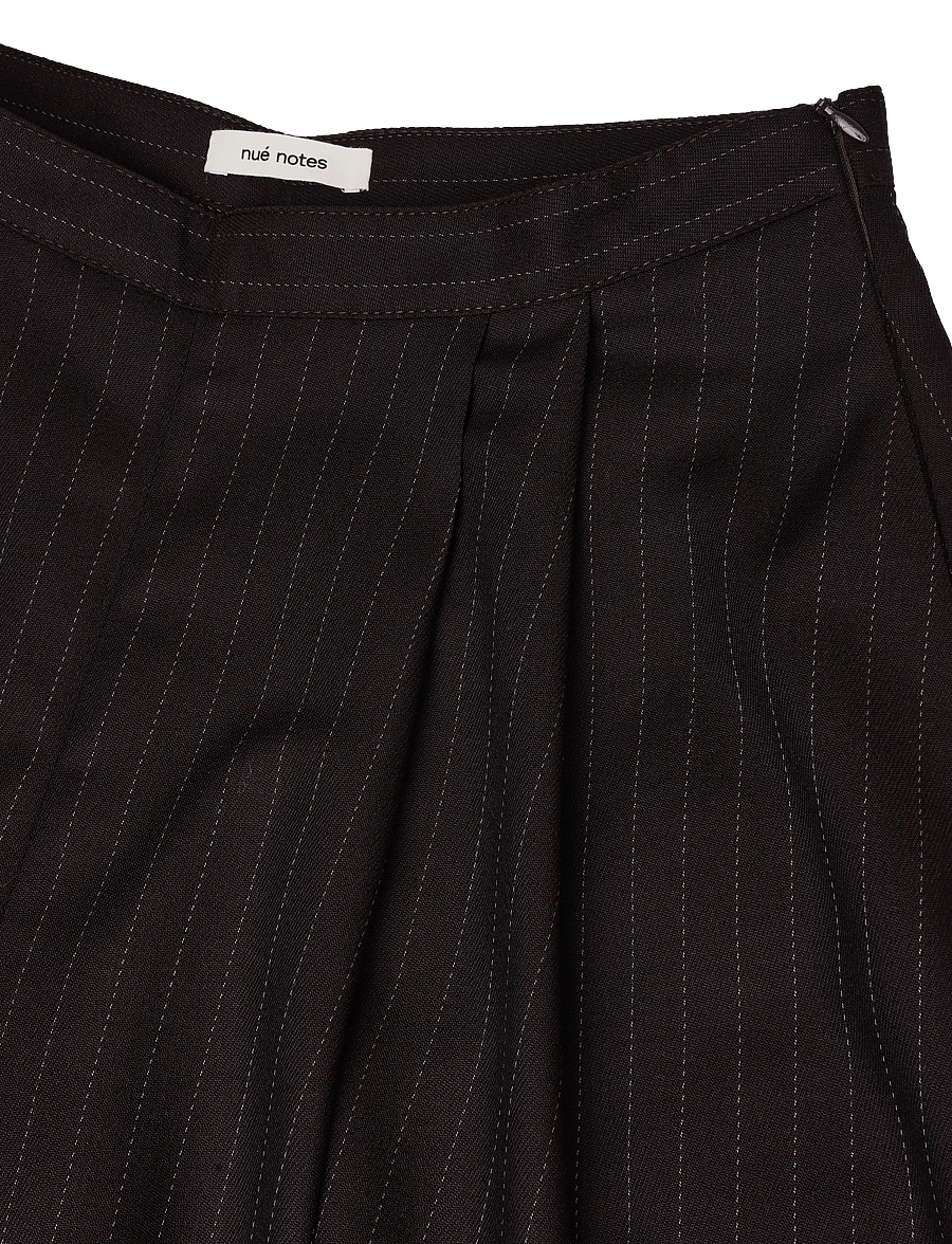 nué notes - Tornio Pants - culottes - 767 dark brown stripe - 2