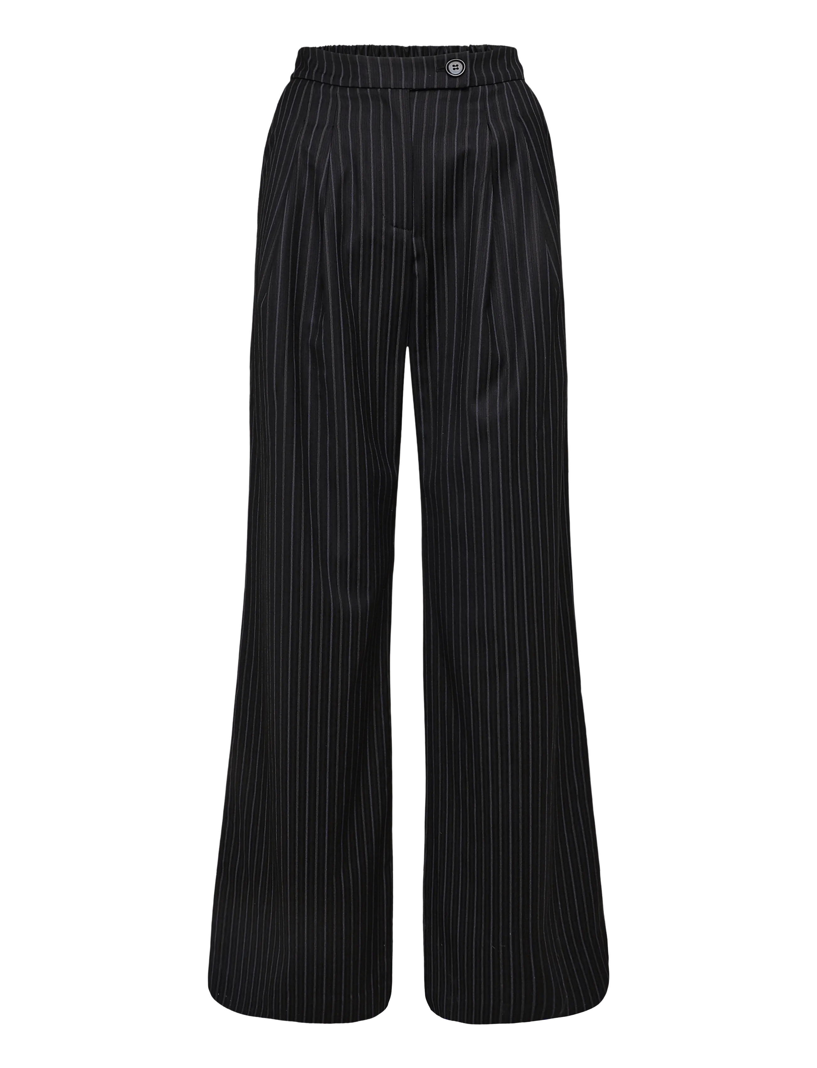 nué notes - Dorval Pants - hosen mit weitem bein - 499 navy - 1