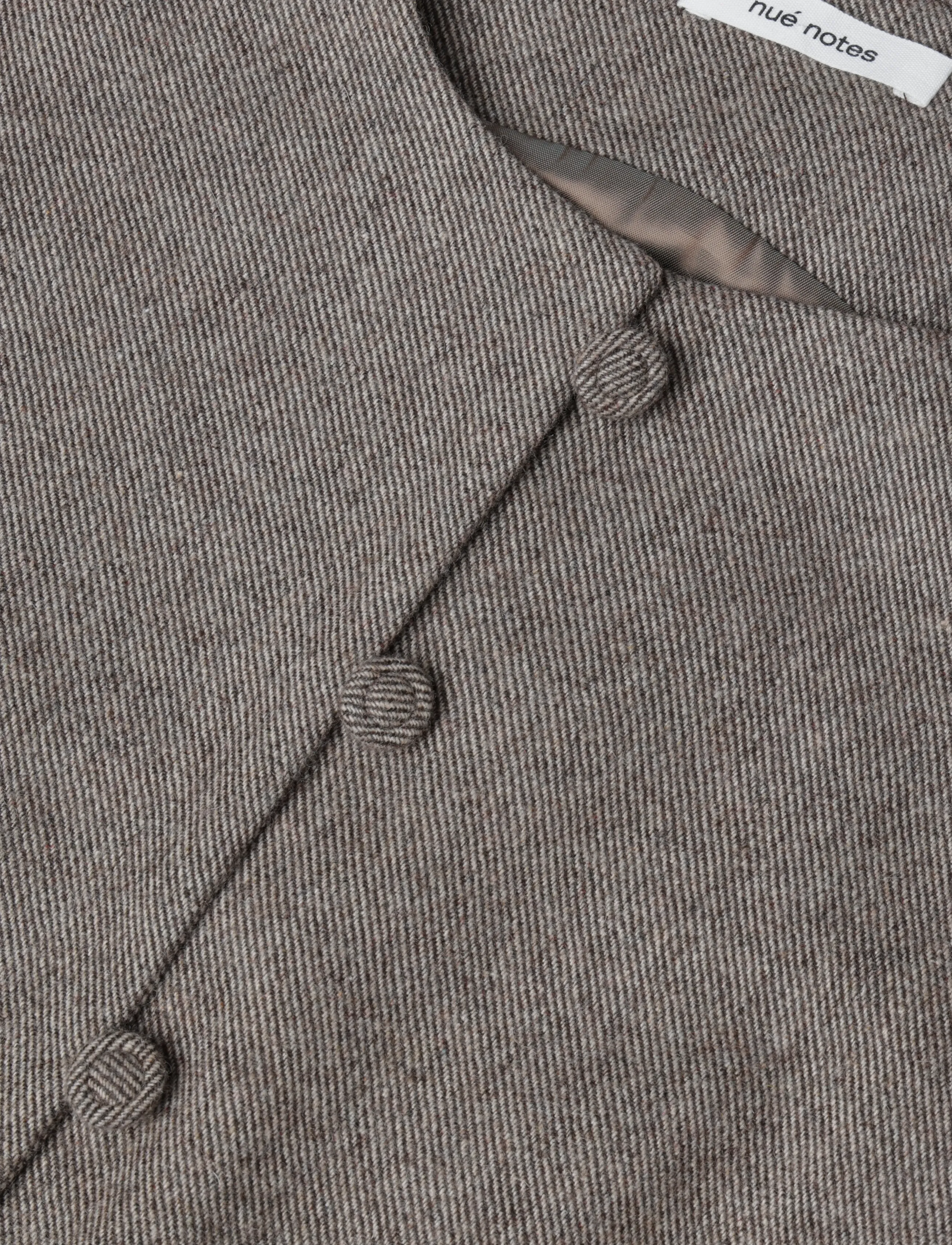 nué notes - Nicolet Vest - kostymvästar - 803 brown melange - 3