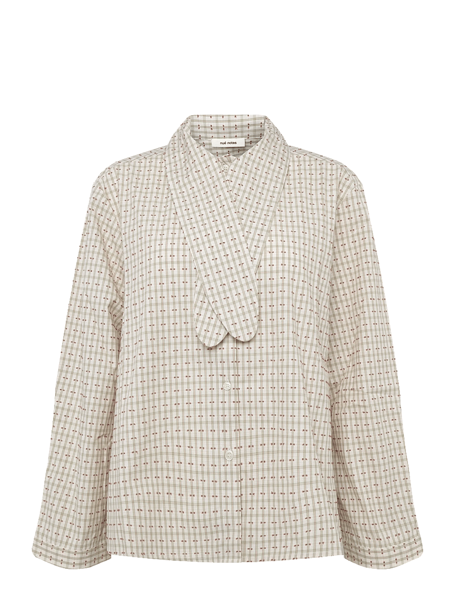 nué notes - Valdez Shirt - chemises à manches longues - 186 bookshop check - 1