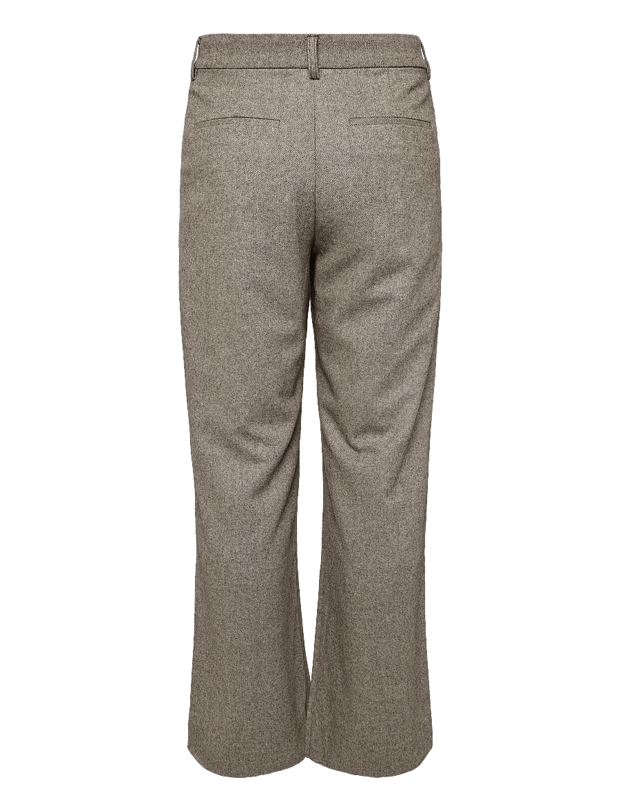 nué notes - Andy Pants - hosen mit weitem bein - 803 brown melange - 2