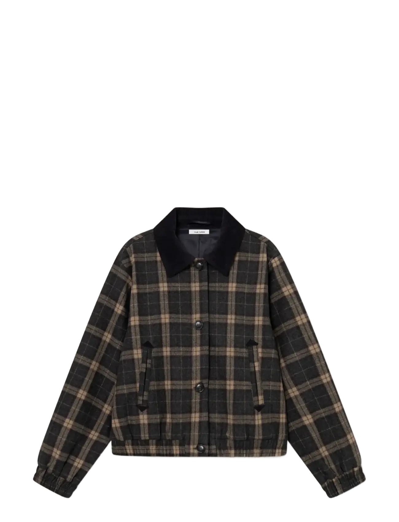 nué notes - Churchill Jacket - bomberjackor - 966 fall multi check - 1