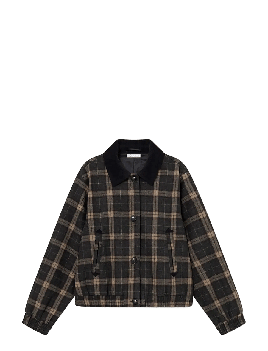 nué notes - Churchill Jacket - bomberjackor - 966 fall multi check - 1