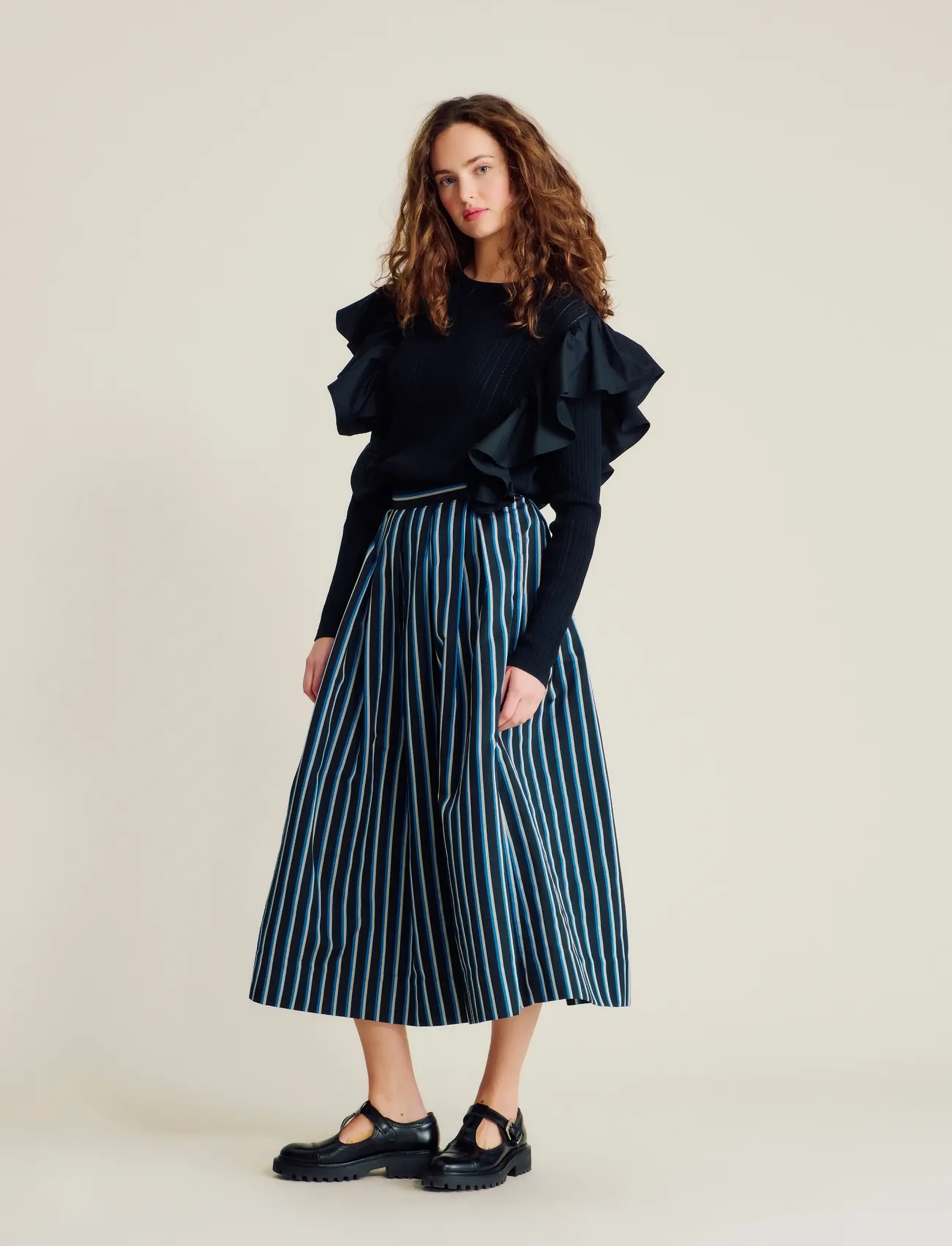 nué notes Vardo Blouse - Blouses - 999 BLACK / black