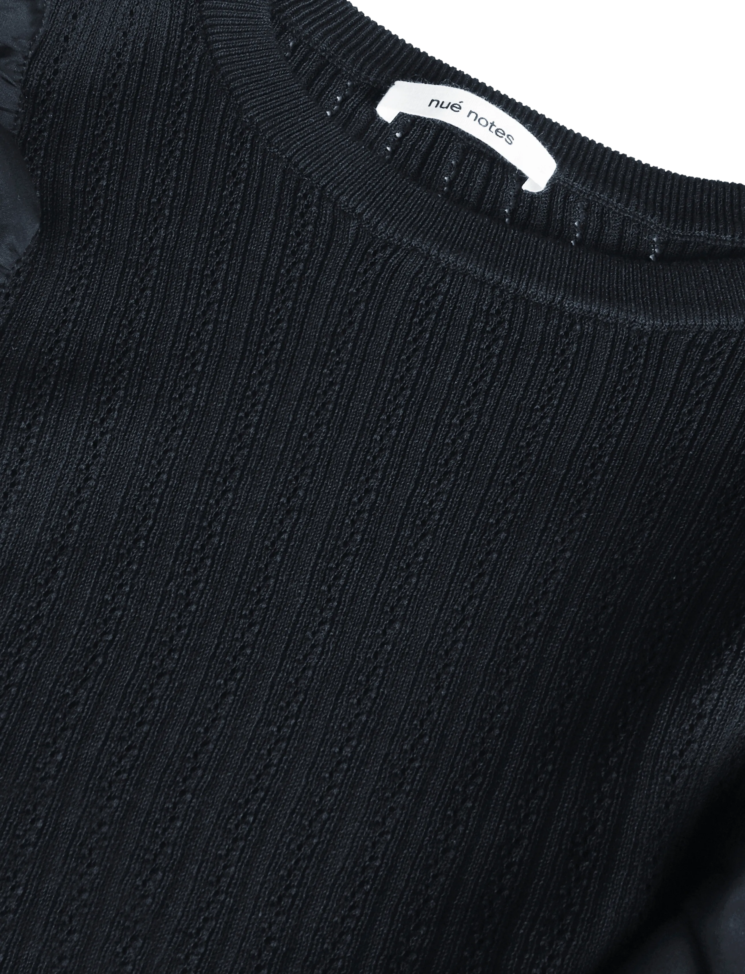 nué notes - Vardo Blouse - long sleeved blouses - 999 black - 3