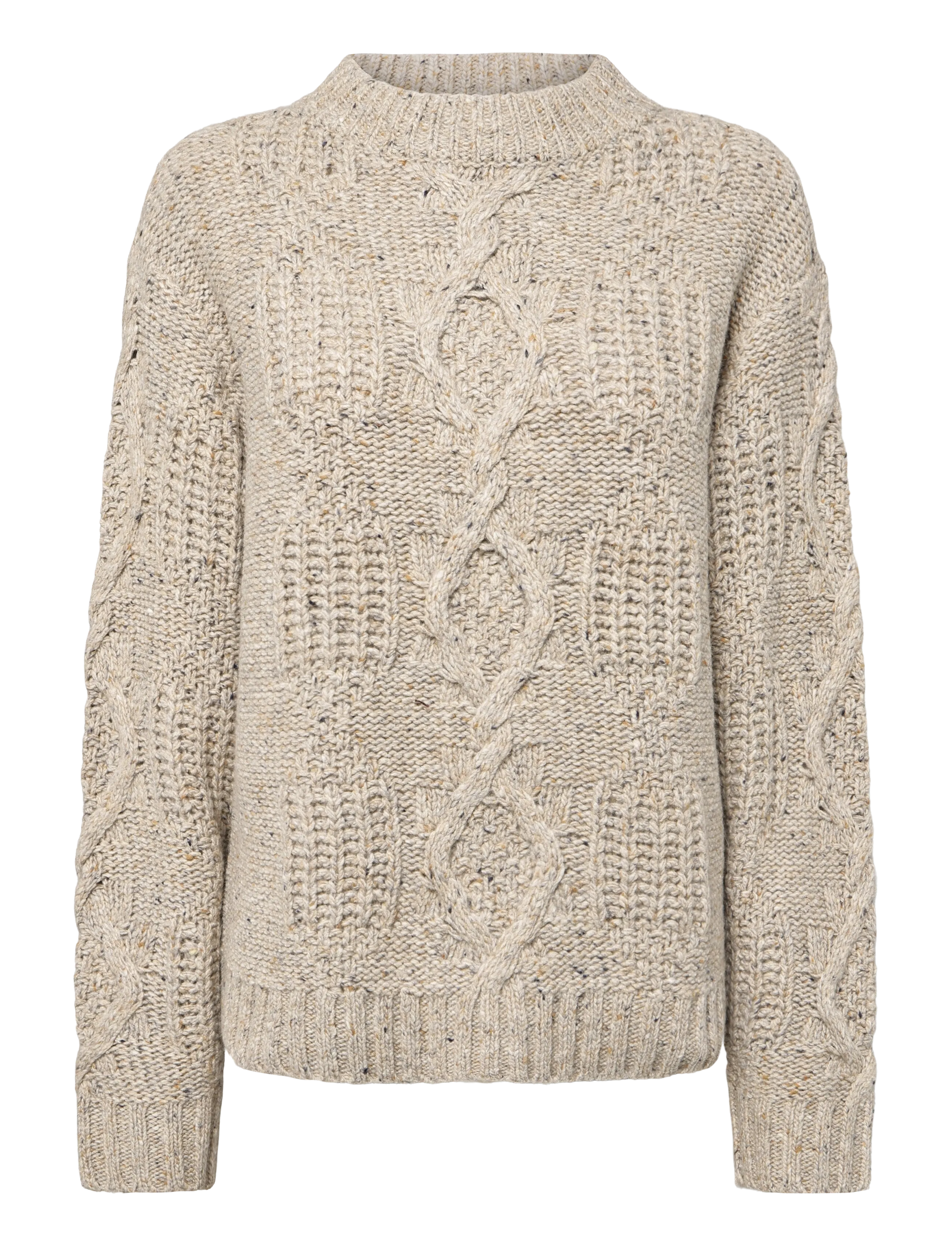 nué notes - Leskino Crewneck - pullover - 022 oatmeal - 1