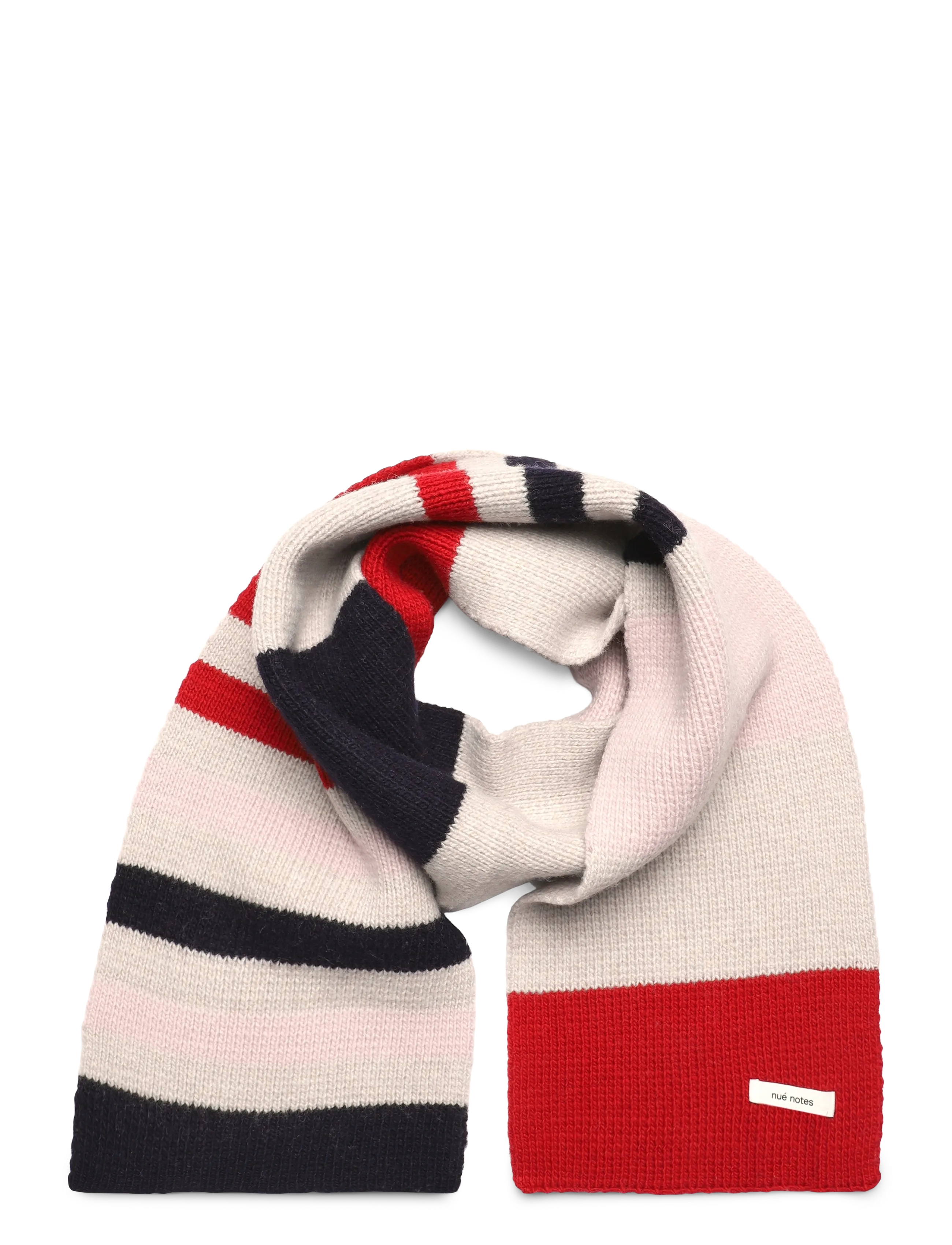 nué notes Mieres Scarf - Halsdukar - 979 RED MULTI COLOUR / red