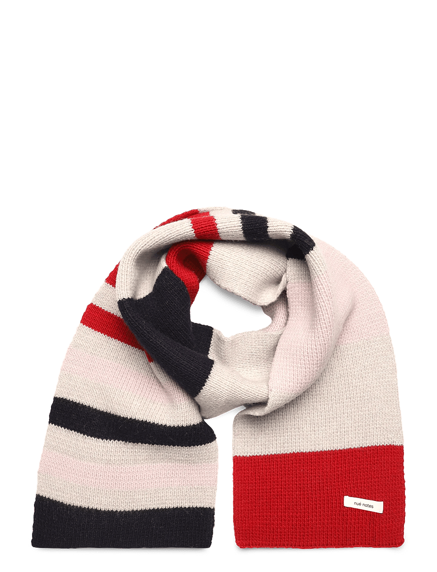 nué notes - Mieres Scarf - halsdukar - 979 red multi colour - 1