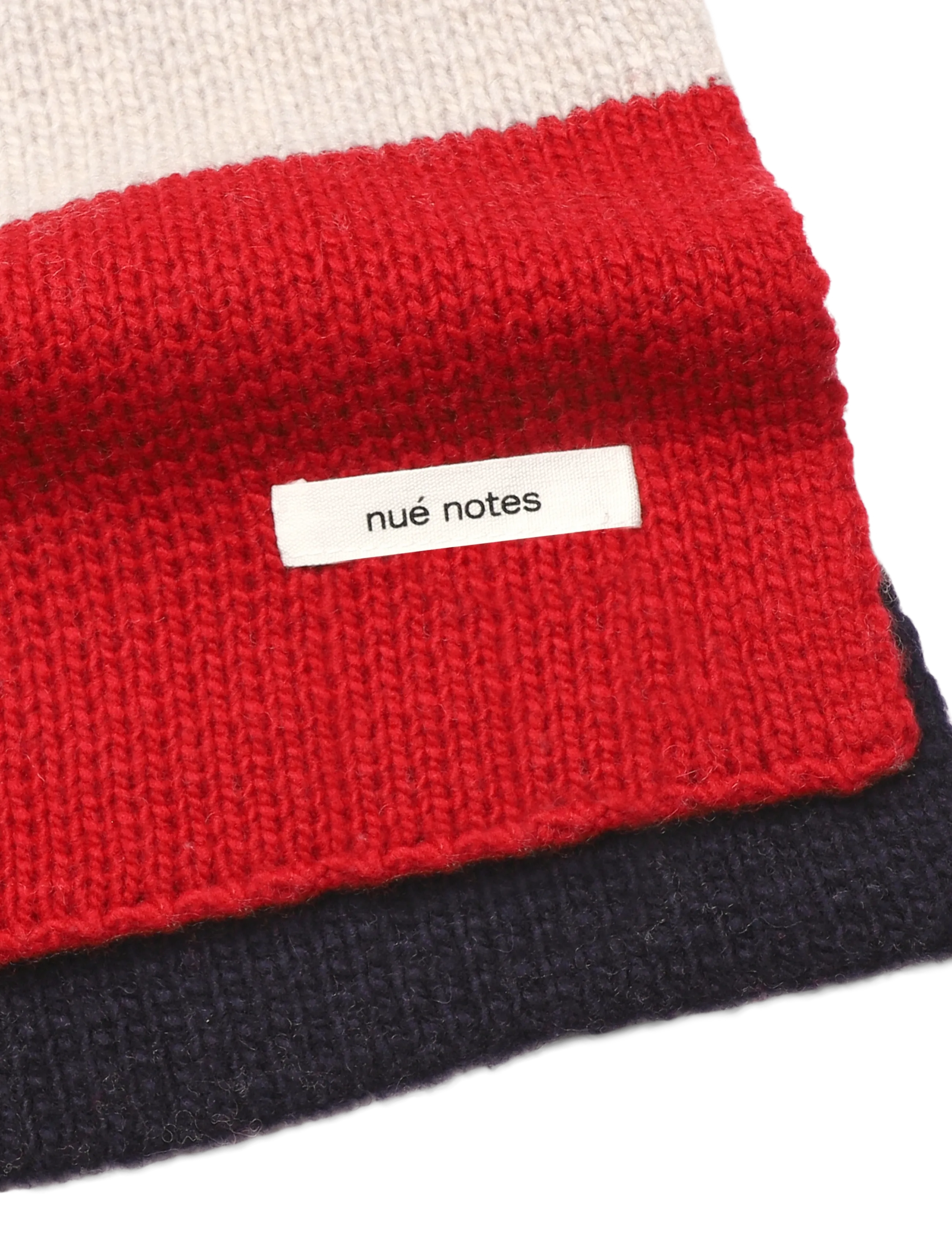 nué notes - Mieres Scarf - halsdukar - 979 red multi colour - 3