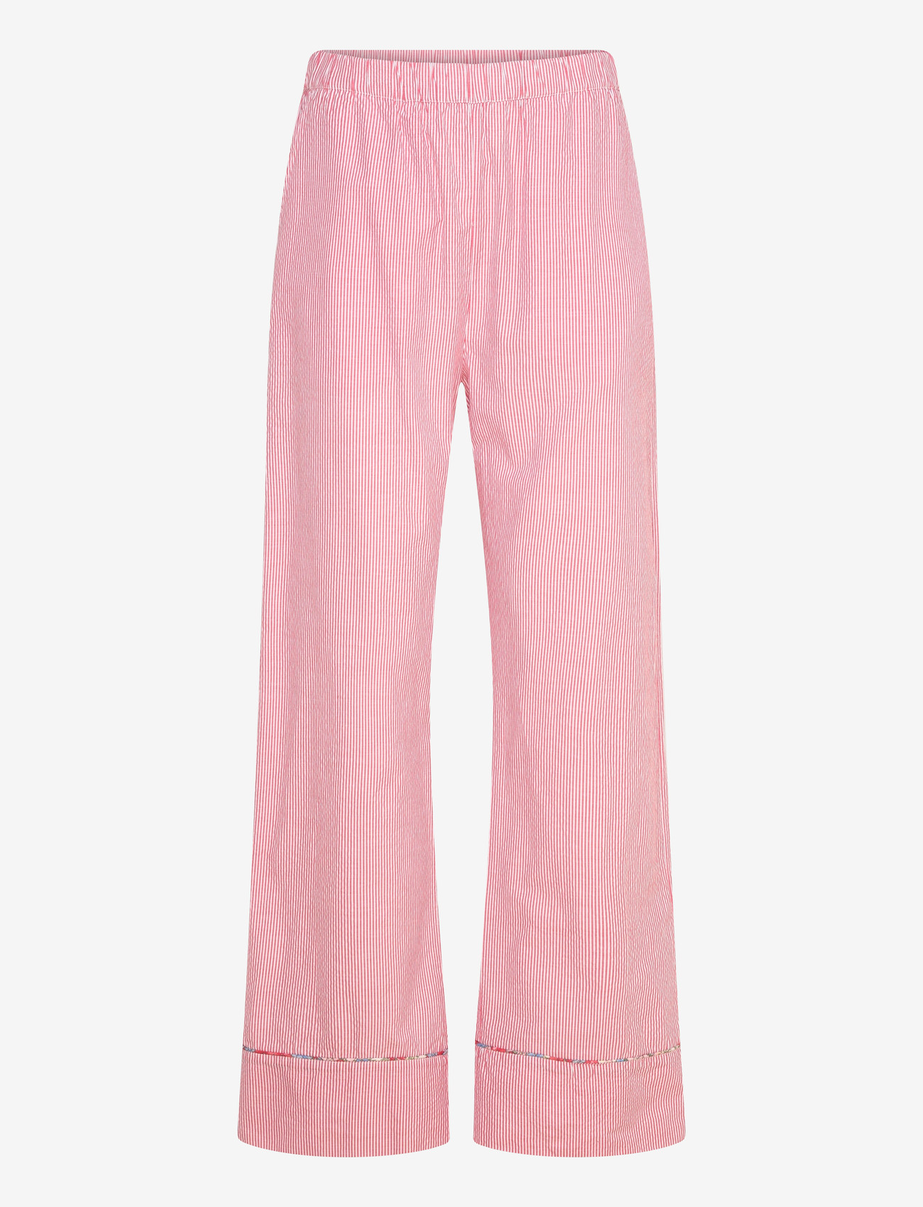 nué notes - Clearlake Pants - pidžaamapüksid - 381 red stripe - 1