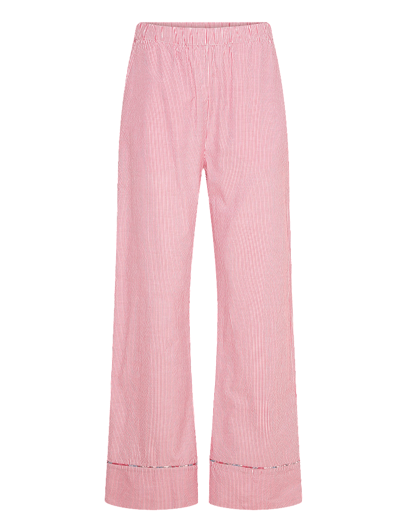 nué notes - Clearlake Pants - pyjamahose - 381 red stripe - 1