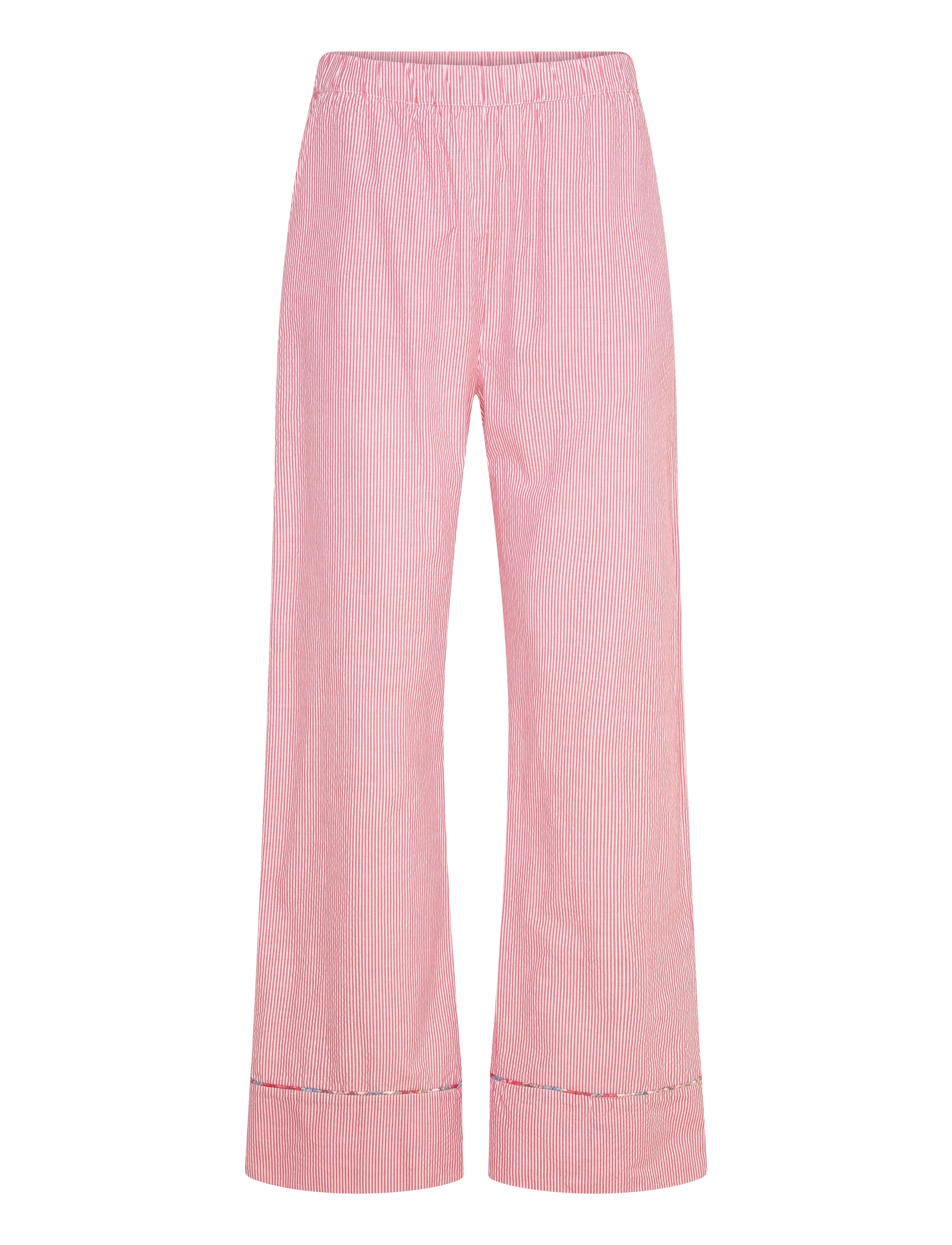 nué notes Clearlake Pants - Underkläder - 381 RED STRIPE / pink/rose