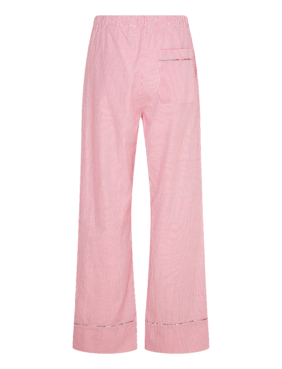nué notes - Clearlake Pants - pyjamahosen - 381 red stripe - 2