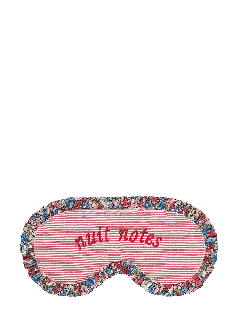 nué notes - Biggs Sleep mask - sovmasker - 381 red stripe - 0