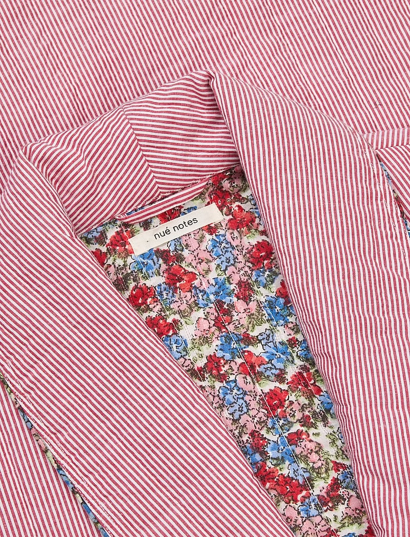 nué notes - Brea Jacket - bademäntel - 381 red stripe - 2