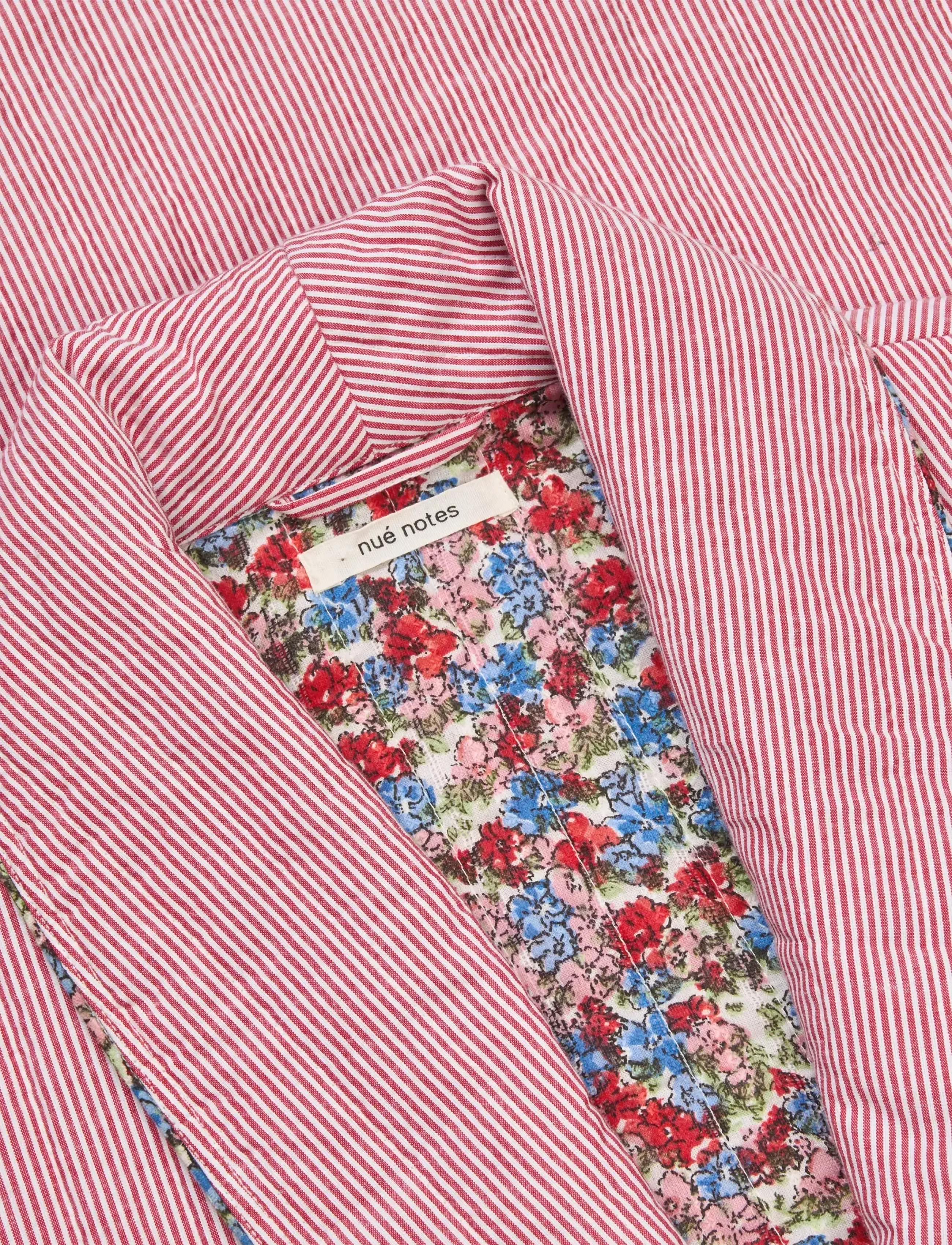 nué notes - Brea Jacket - bademäntel - 381 red stripe - 2