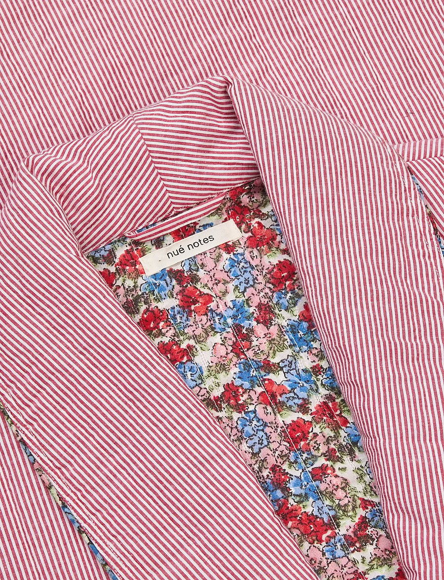nué notes - Brea Jacket - bademäntel - 381 red stripe - 2