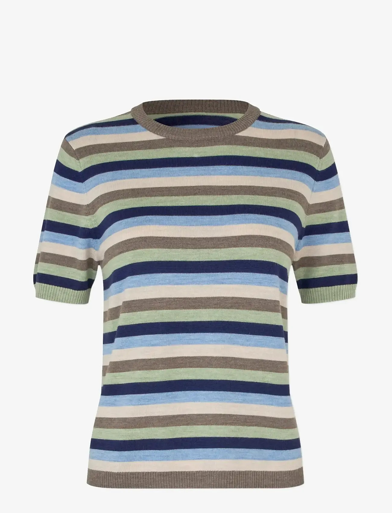 nué notes - Mirabel Crewneck - striktrøjer - 965  multi stripe - 1