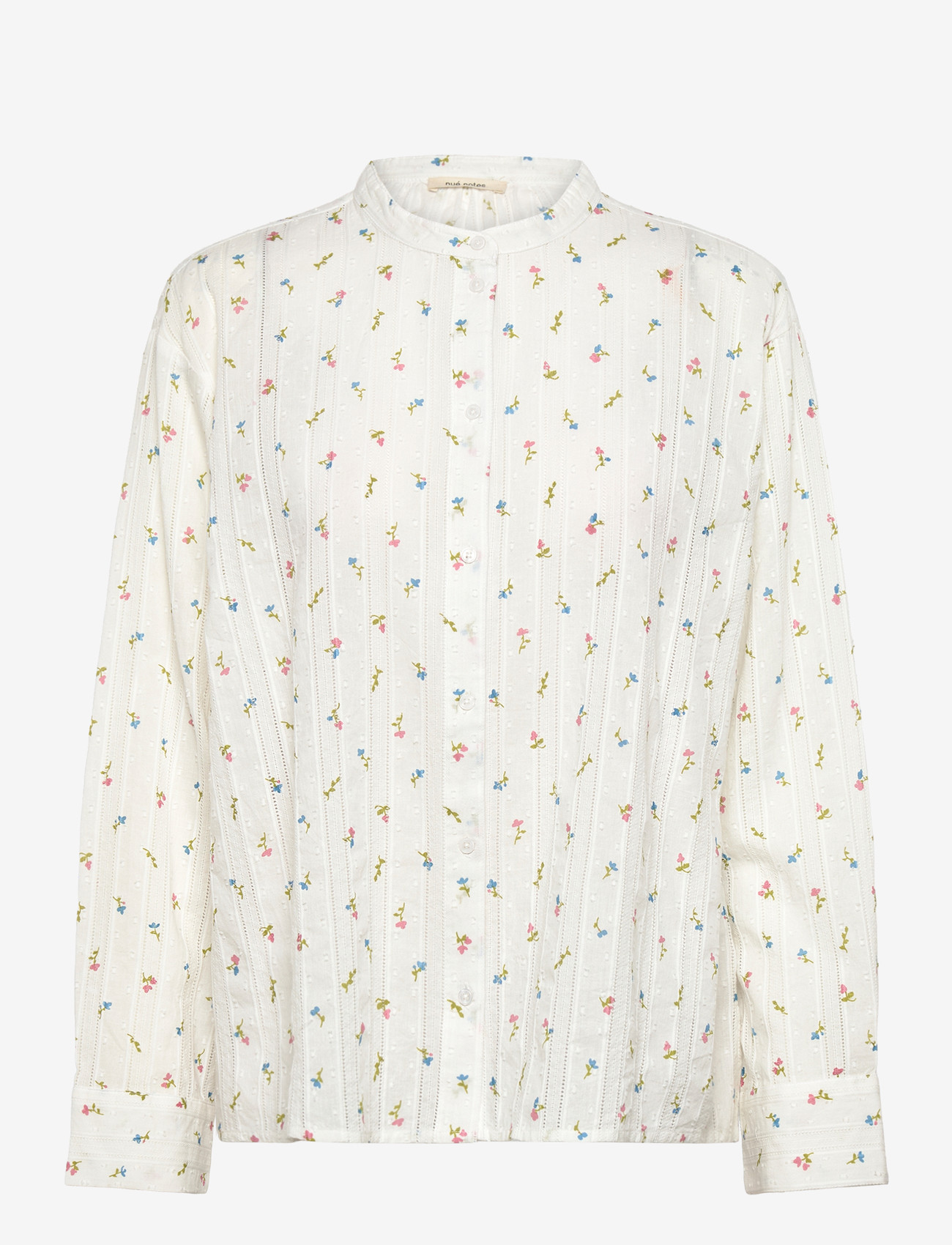 nué notes - Florian Shirt - langærmede skjorter - 924 blooming tapestry - 0