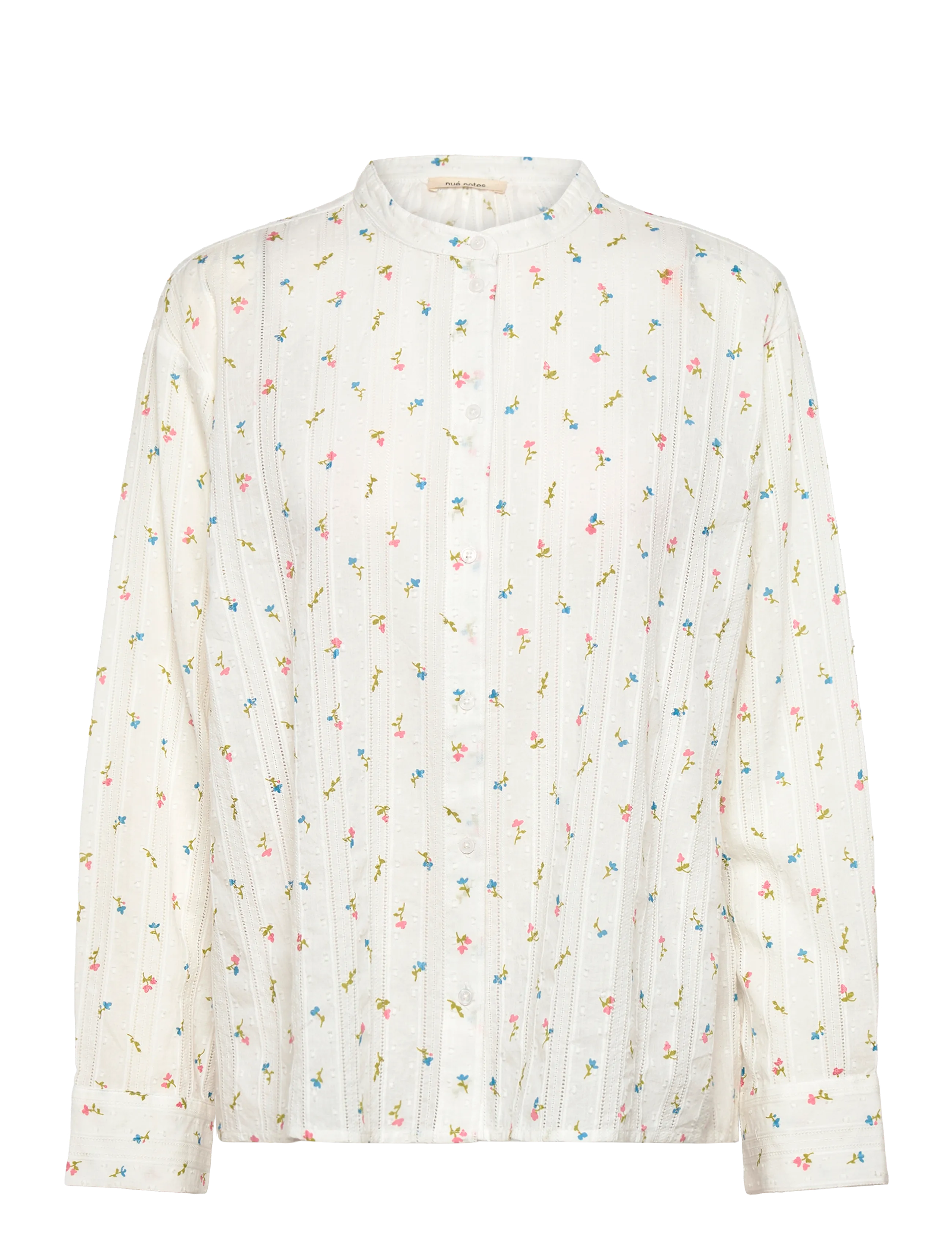 nué notes Florian Shirt - Pluusid ja särgid - 924 BLOOMING TAPESTRY / white