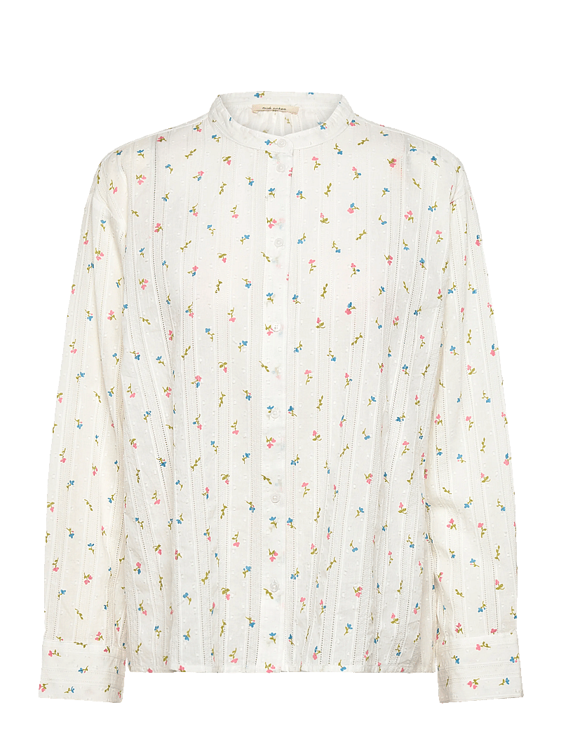 nué notes - Florian Shirt - langærmede skjorter - 924 blooming tapestry - 0