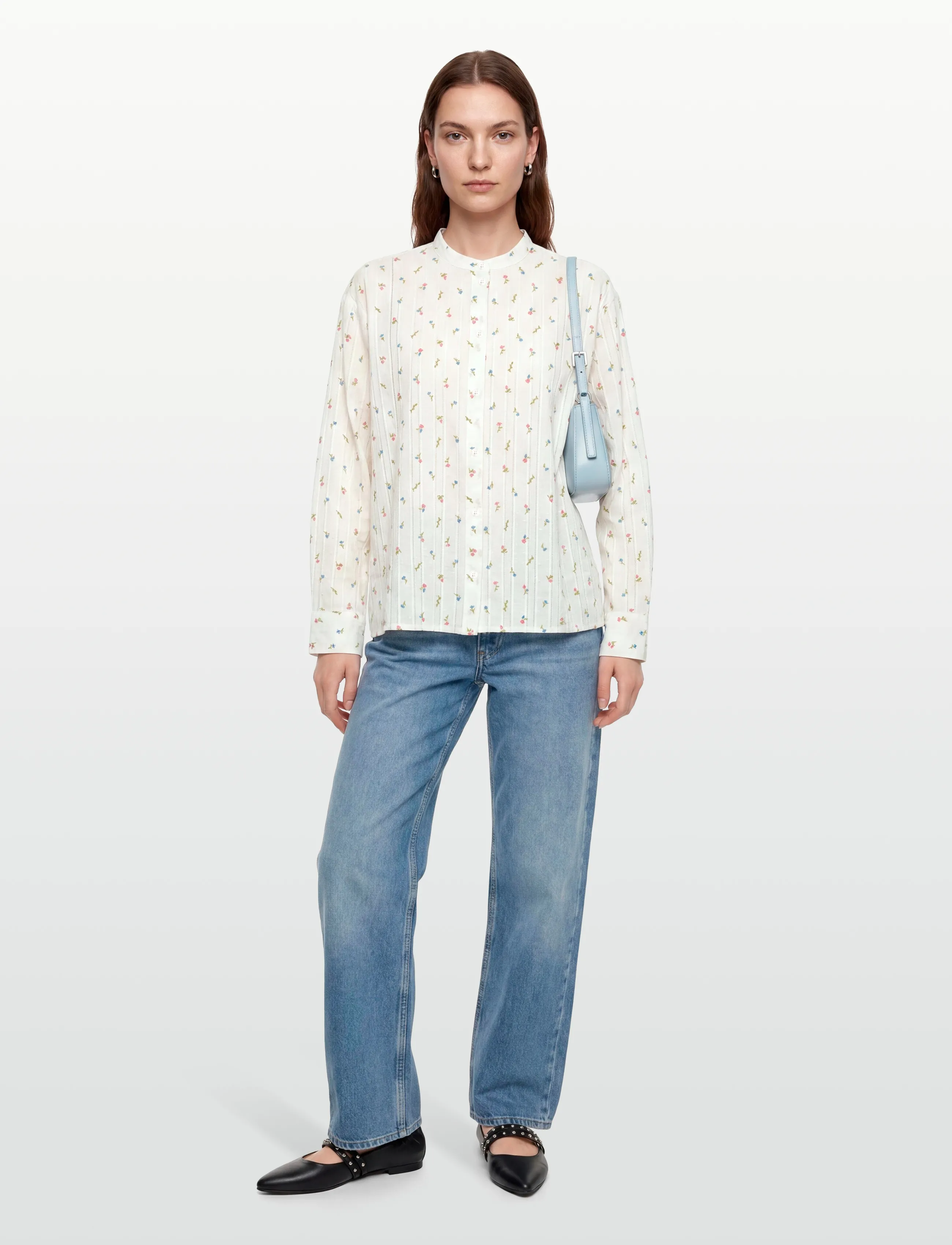 nué notes Florian Shirt, 36, Shirts, Weiß - Long-sleeved, Frauen