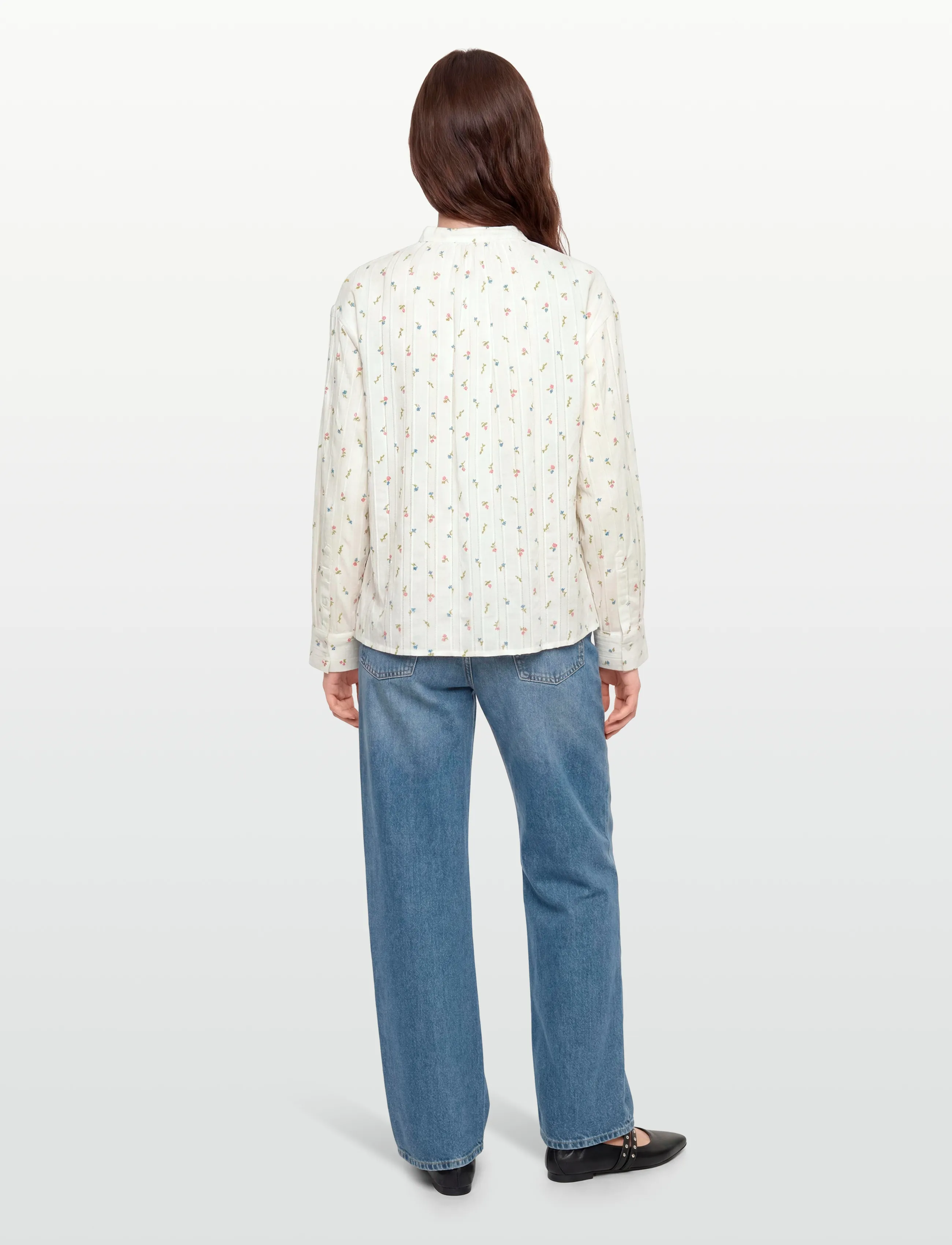 nué notes - Florian Shirt - pikkade varrukatega särgid - 924 blooming tapestry - 4