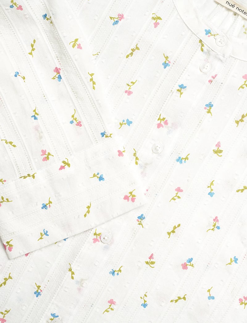 nué notes - Florian Shirt - langærmede skjorter - 924 blooming tapestry - 2