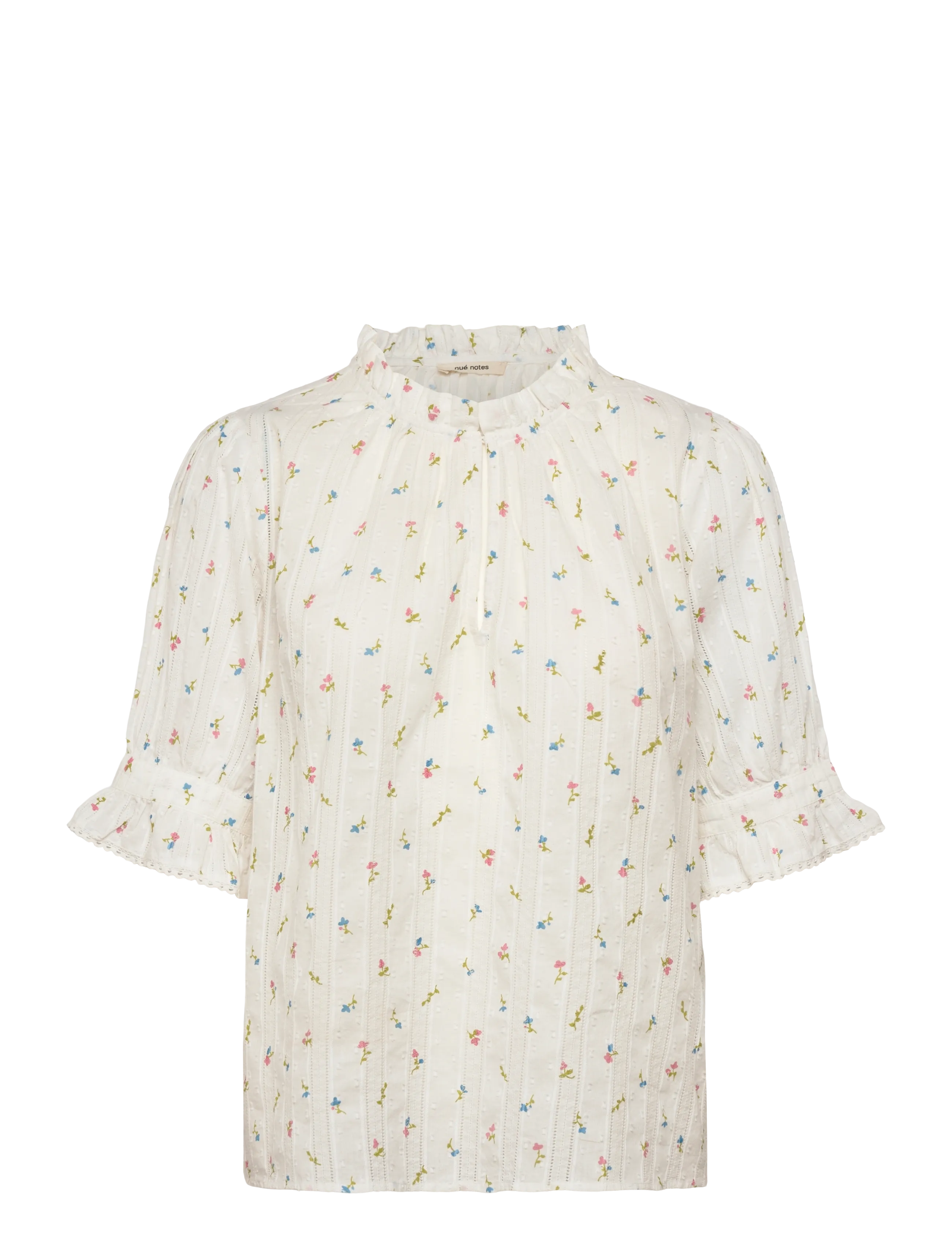 nué notes Lucena Blouse - Pluusid ja särgid - 924 BLOOMING TAPESTRY / white