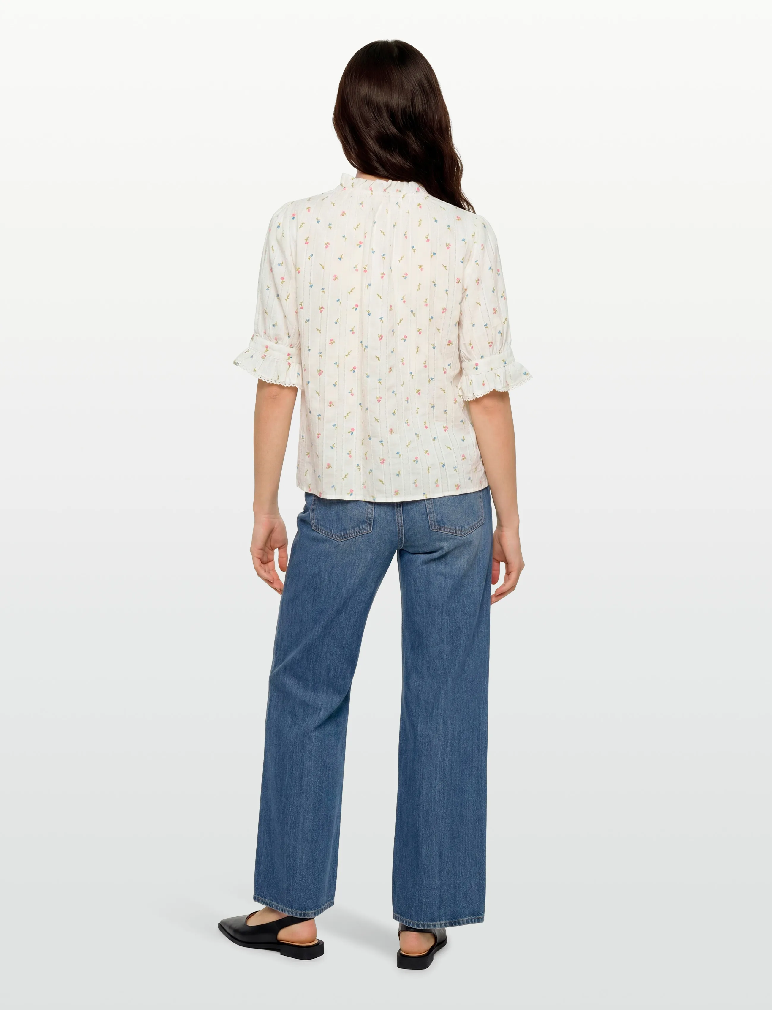 nué notes - Lucena Blouse - kortärmade blusar - 924 blooming tapestry - 5
