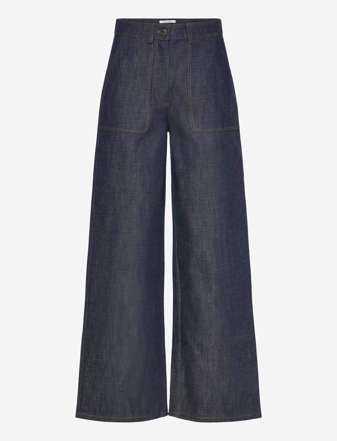 nué notes - Ubeda Pants - brede jeans - 447 dark denim - 0